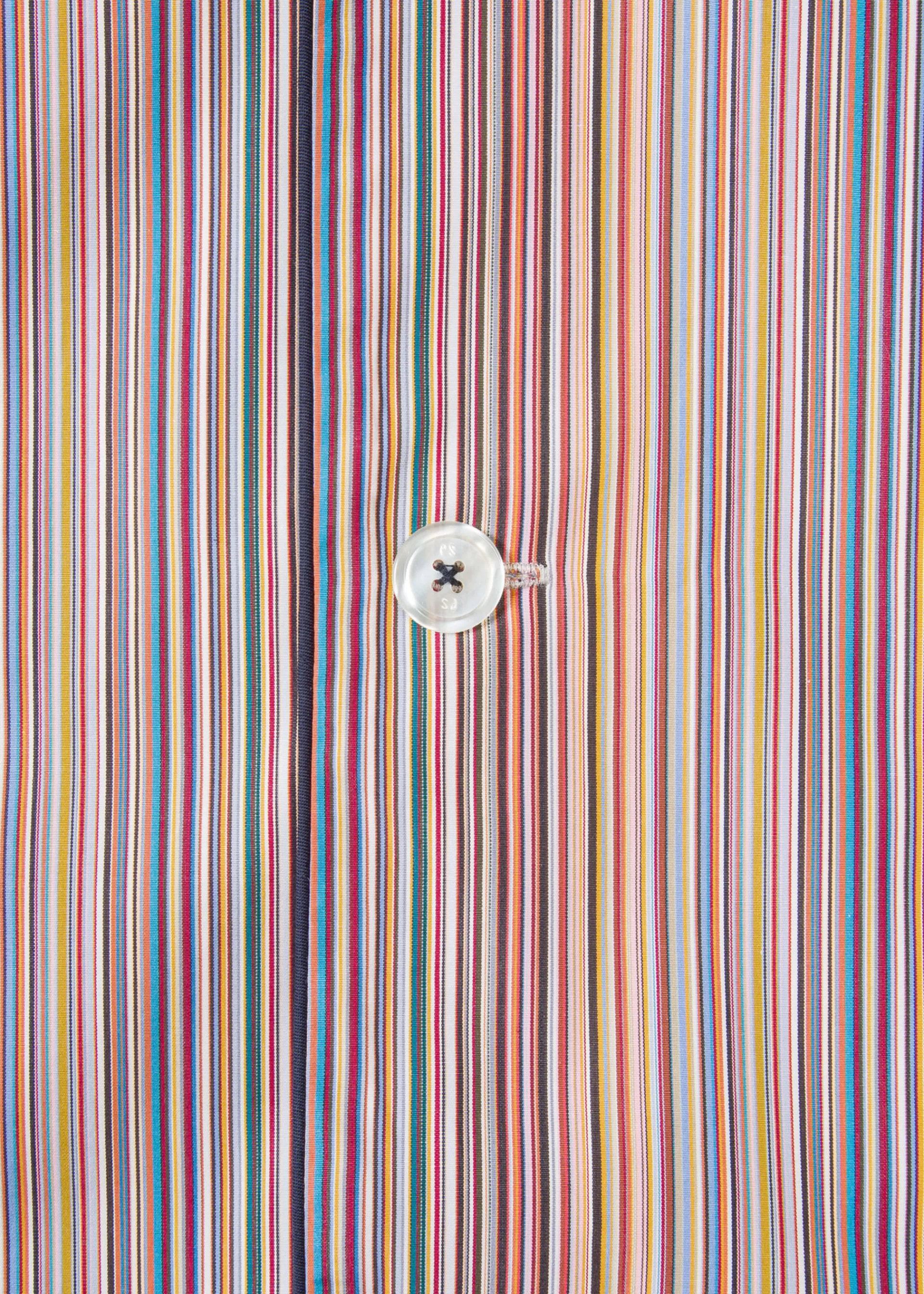 Signature Stripe' Cotton Pyjama Set With Navy Trims Gift Box Set>Paul Smith Cheap