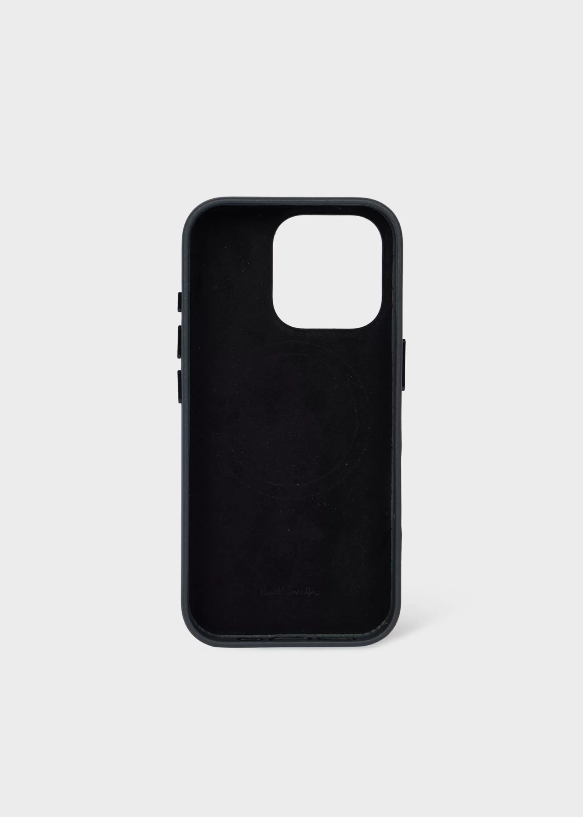 Signature Stripe' Leather MagSafe iPhone 16 Pro Case>Paul Smith Clearance
