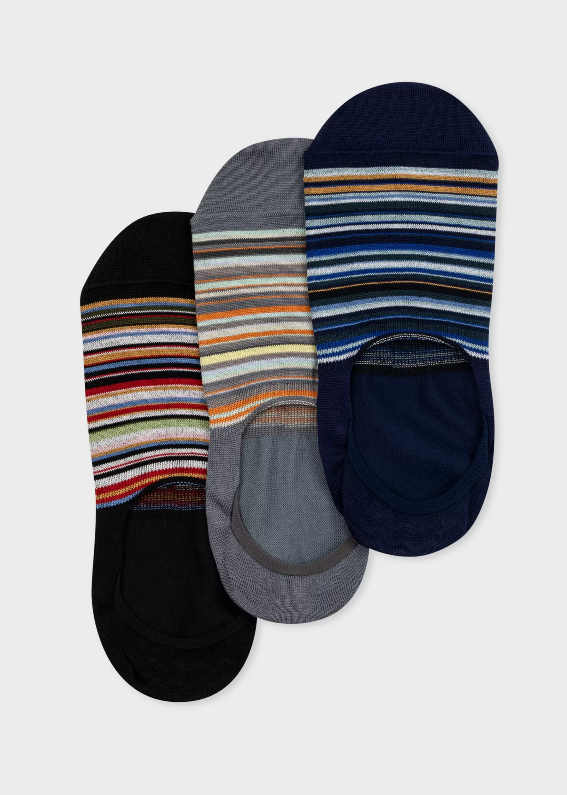 Signature Stripe' Loafer Socks Three Pack>Paul Smith Online