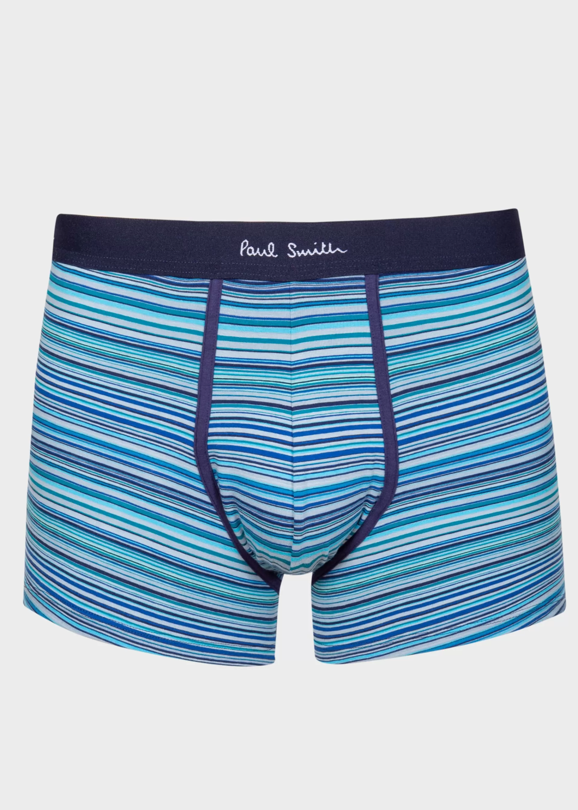 Signature Stripe' Organic Cotton Long Boxer Briefs Three Pack>Paul Smith Best Sale