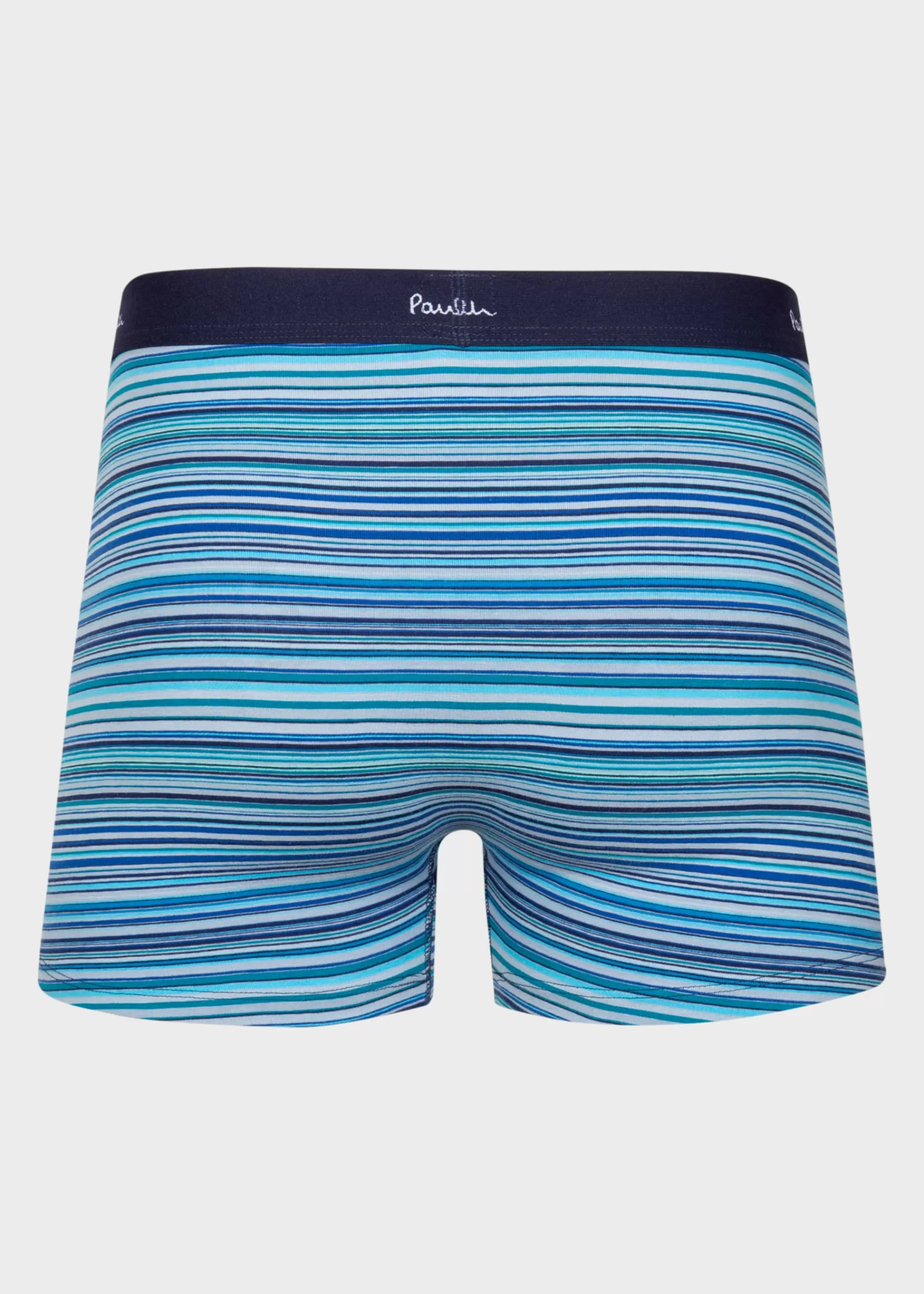 Signature Stripe' Organic Cotton Long Boxer Briefs Three Pack>Paul Smith Best Sale