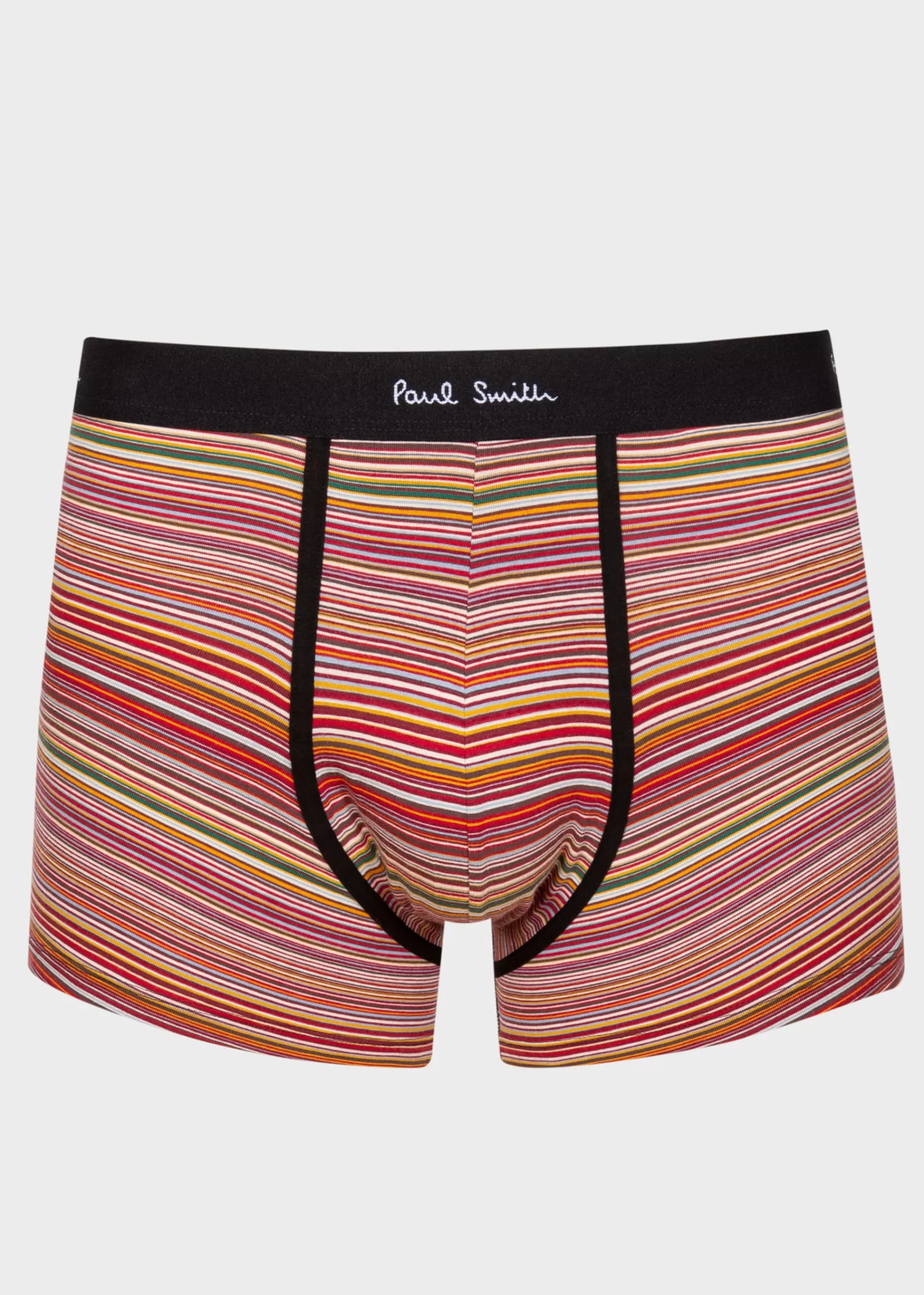 Signature Stripe' Organic Cotton Long Boxer Briefs Three Pack>Paul Smith Best Sale