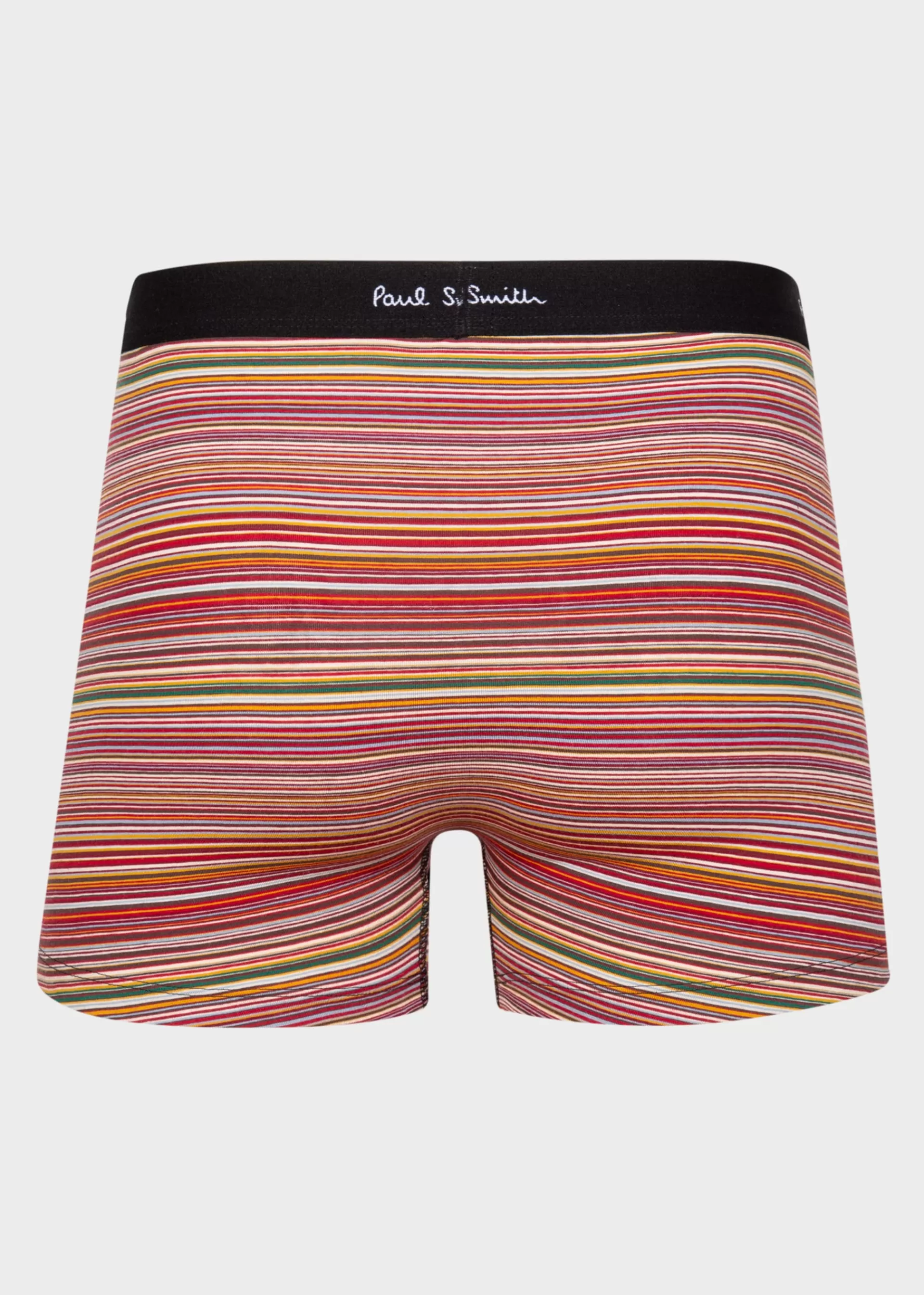 Signature Stripe' Organic Cotton Long Boxer Briefs Three Pack>Paul Smith Best Sale