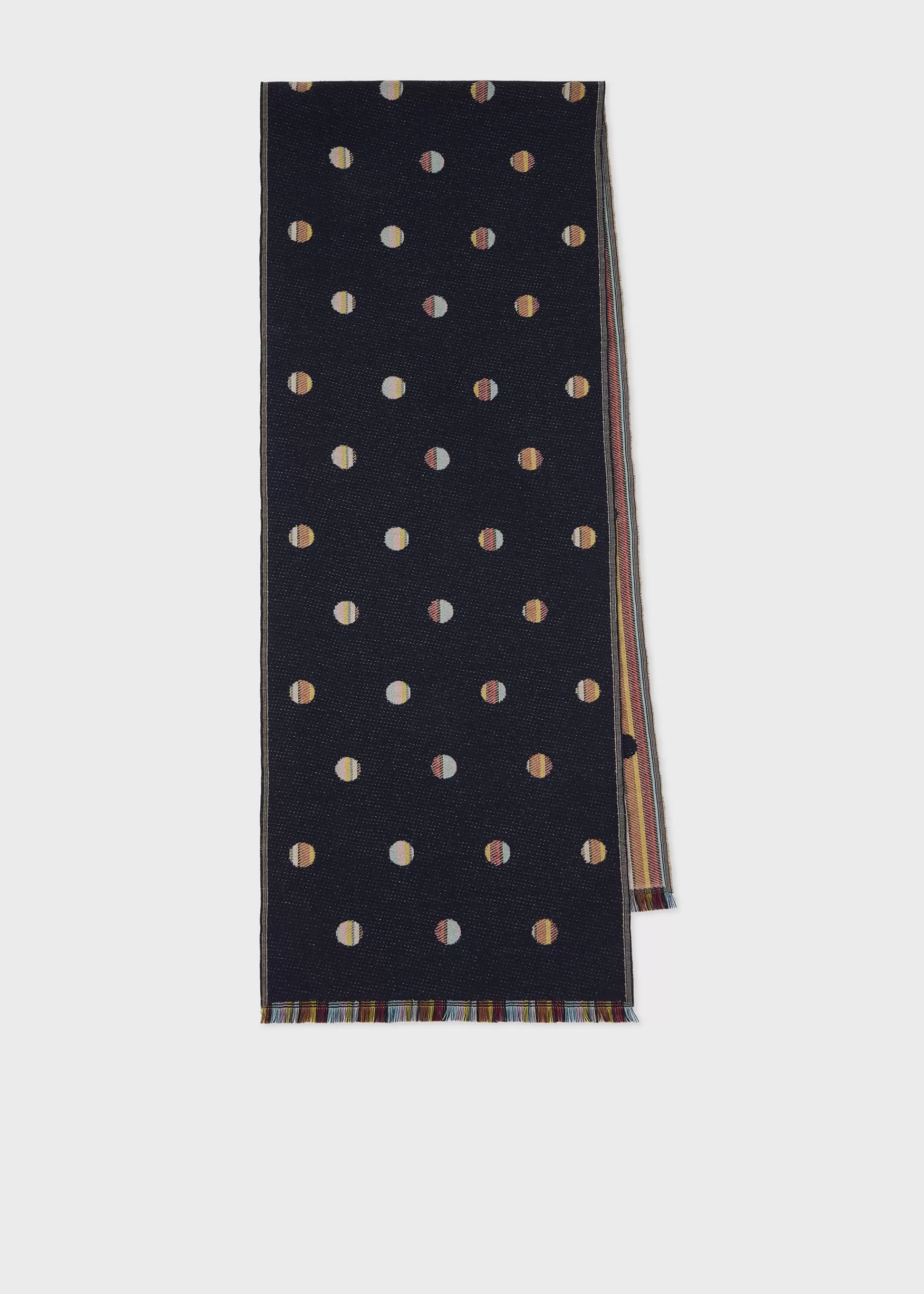 Signature Stripe' Polka Dot Scarf>Paul Smith Discount