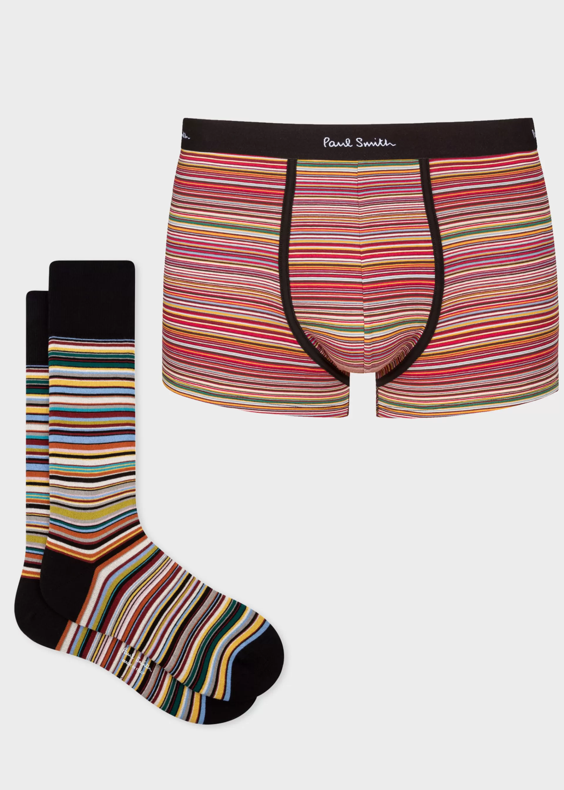 Signature Stripe' Socks & Boxer Briefs Gift Set>Paul Smith Best Sale