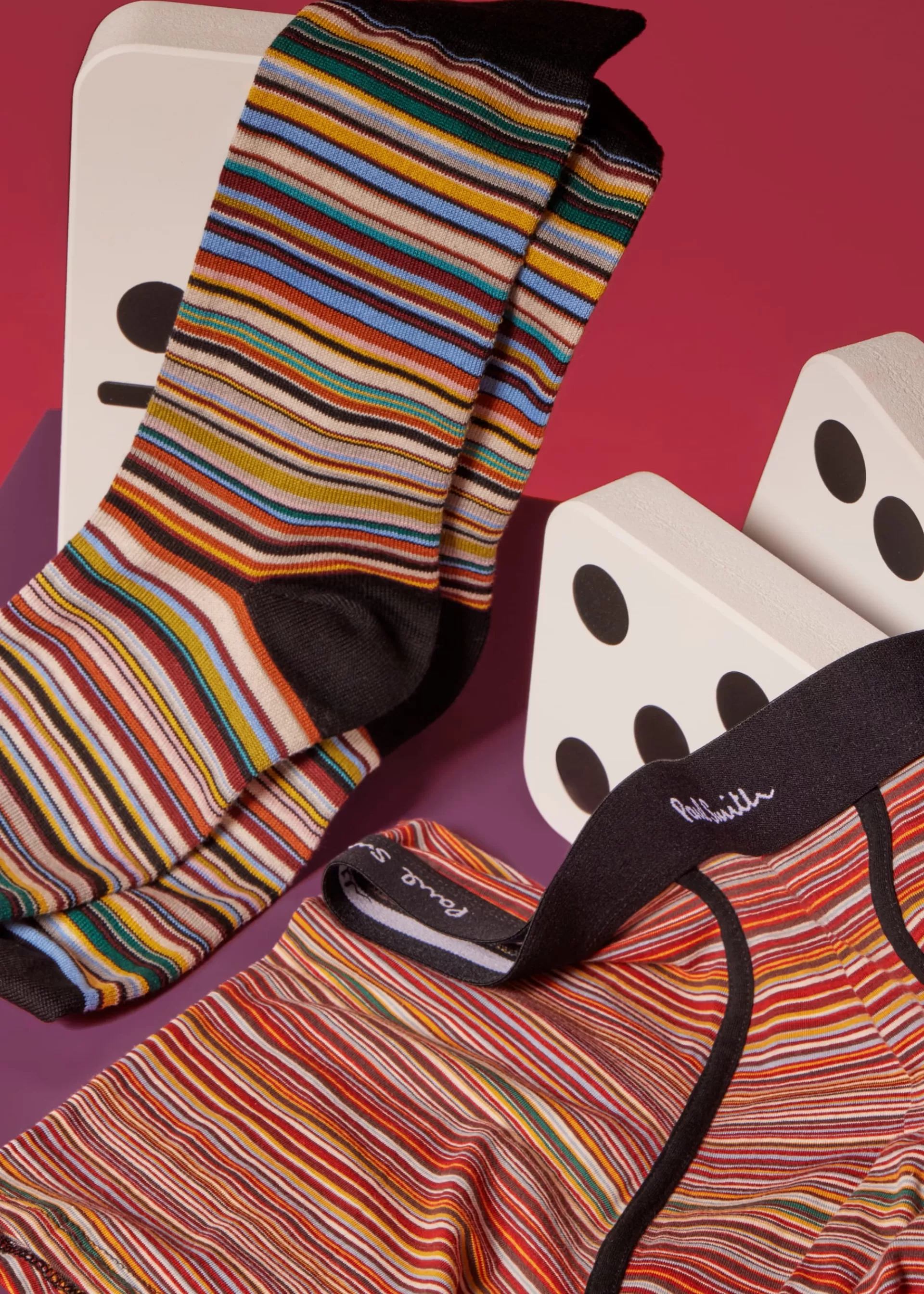 Signature Stripe' Socks & Boxer Briefs Gift Set>Paul Smith Best Sale