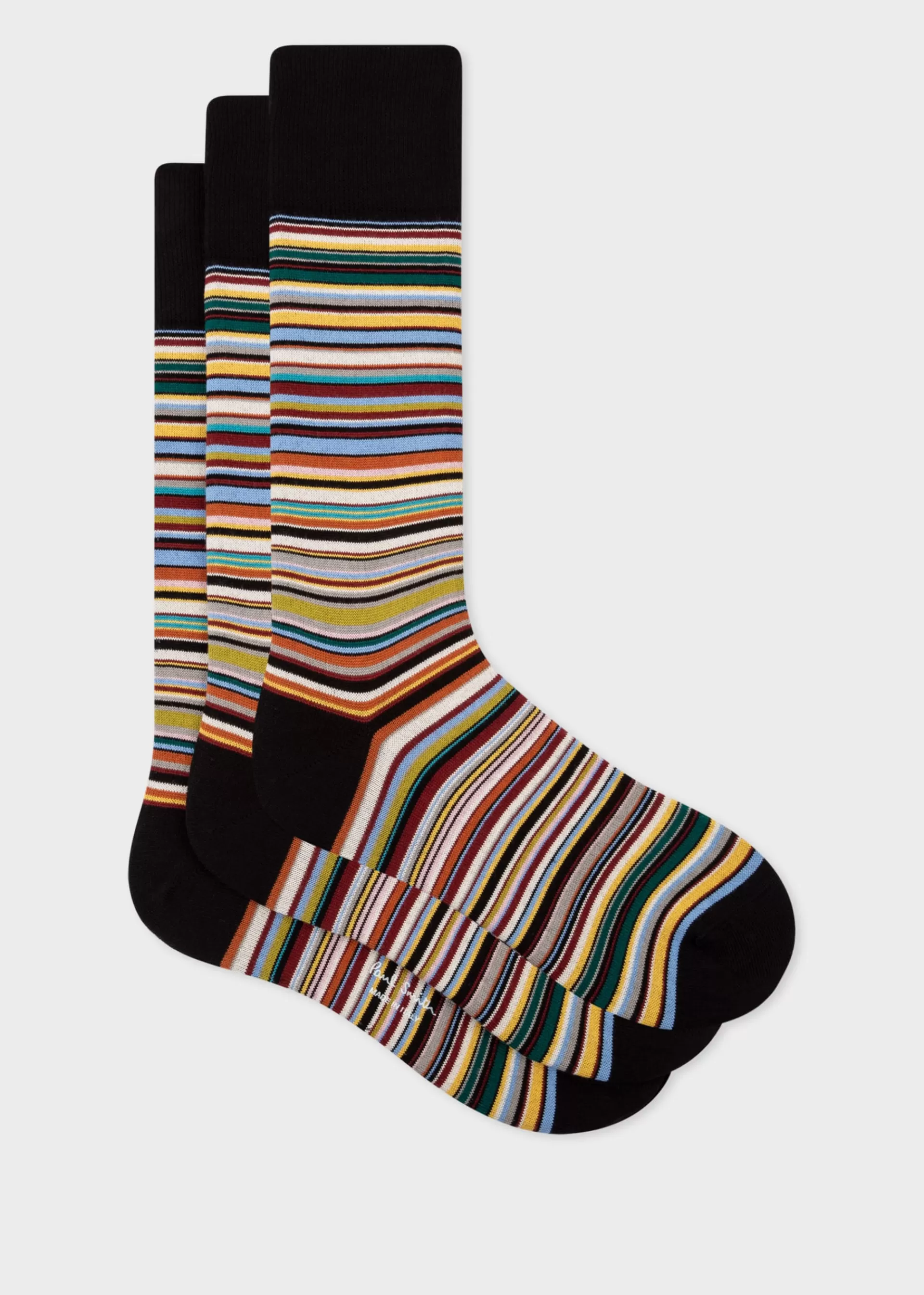 Signature Stripe' Socks Three Pack>Paul Smith Online