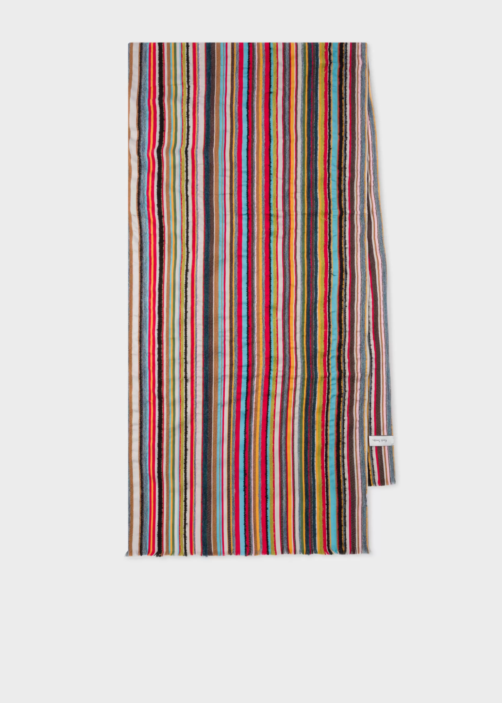 Signature Stripe' Textured Scarf>Paul Smith Clearance