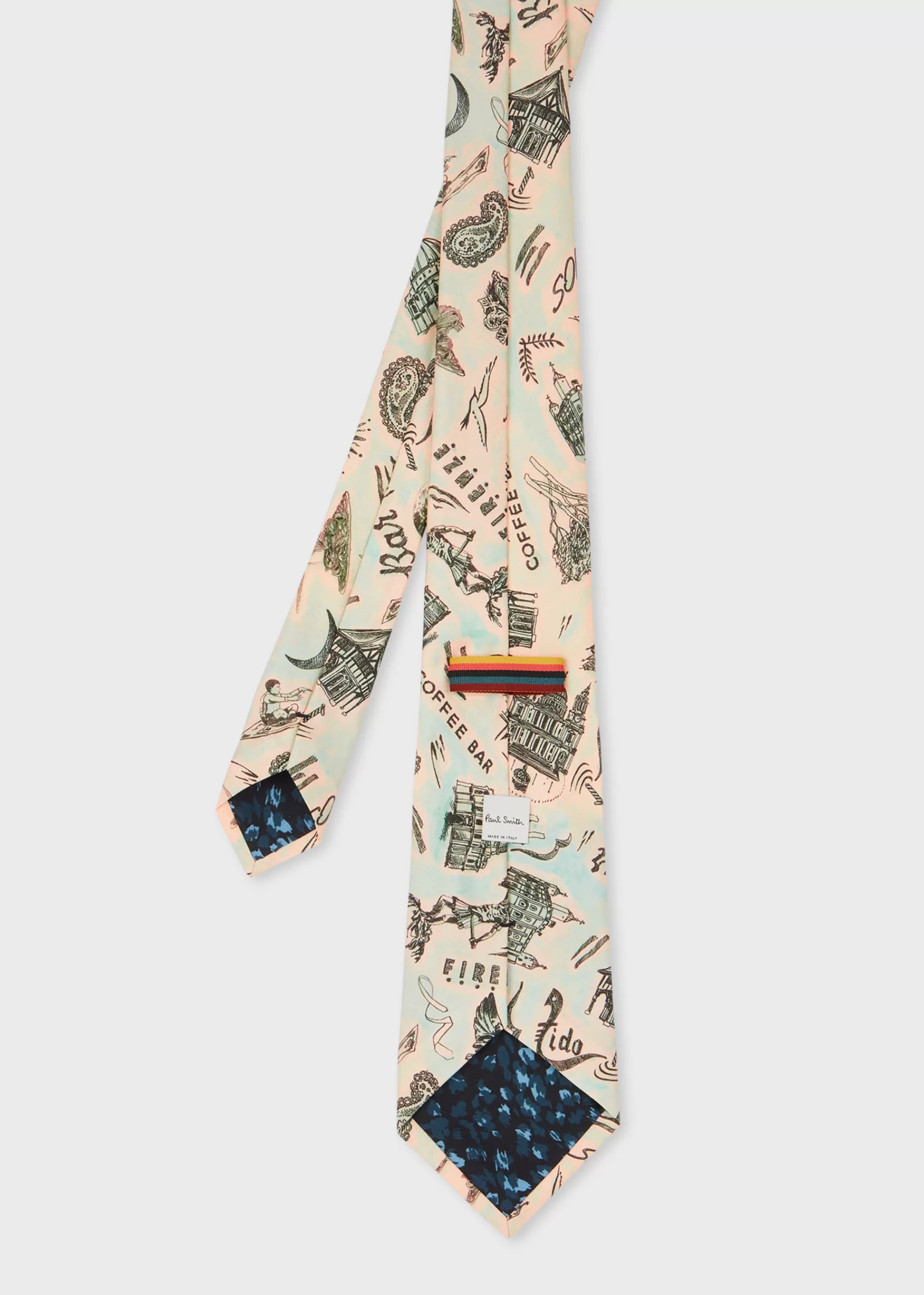 Silk 'Souvenir' Tie>Paul Smith Cheap