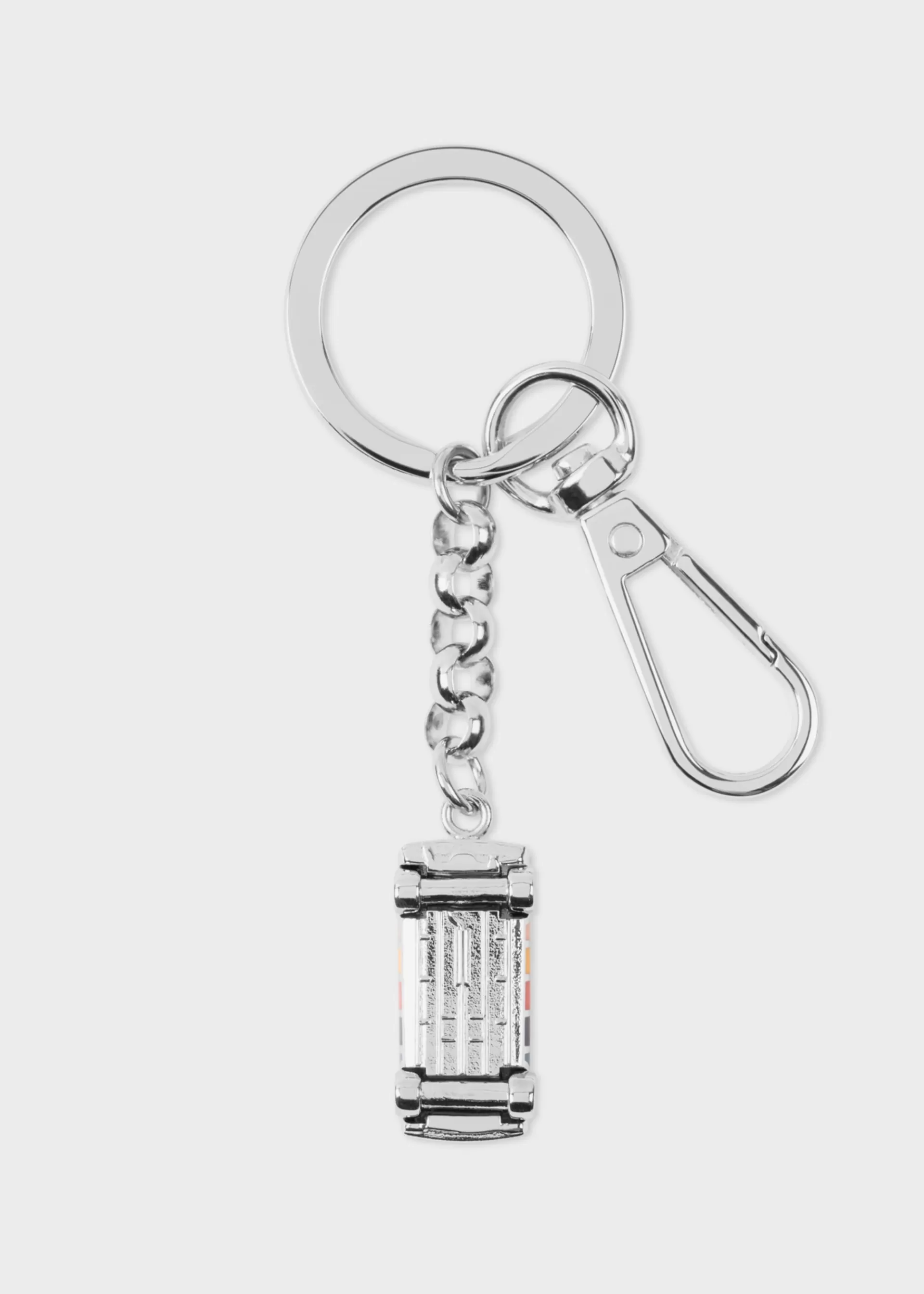 Silver Artist Stripe 'Mini' Keyring>Paul Smith Cheap