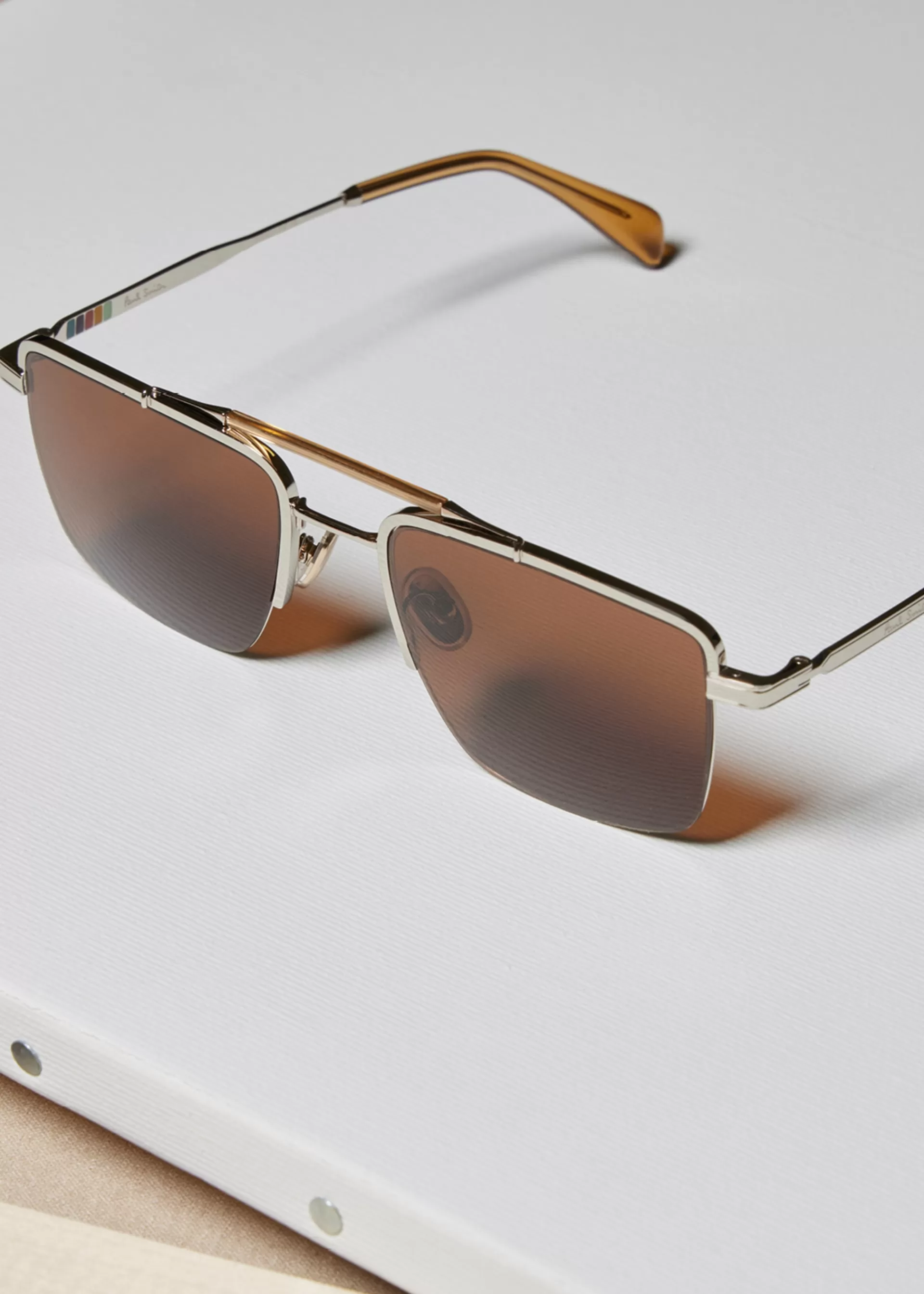 Silver Caramel 'Landor' Sunglasses>Paul Smith Cheap