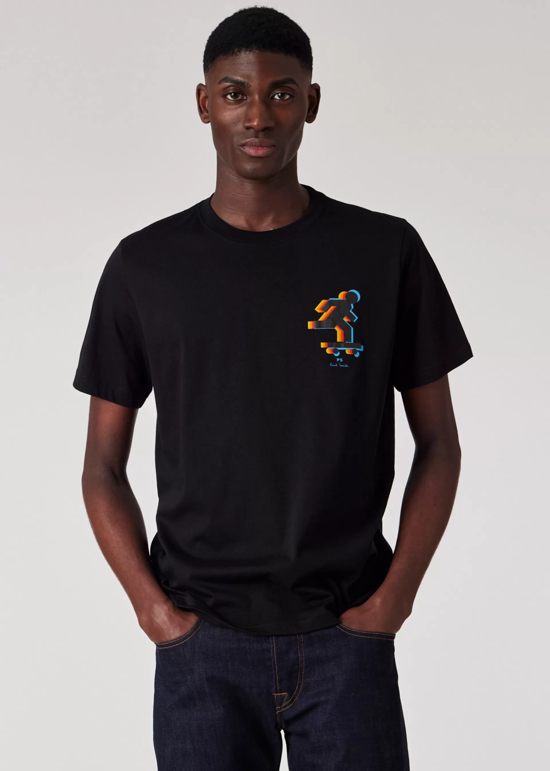 Skater' Print T-Shirt>Paul Smith Fashion