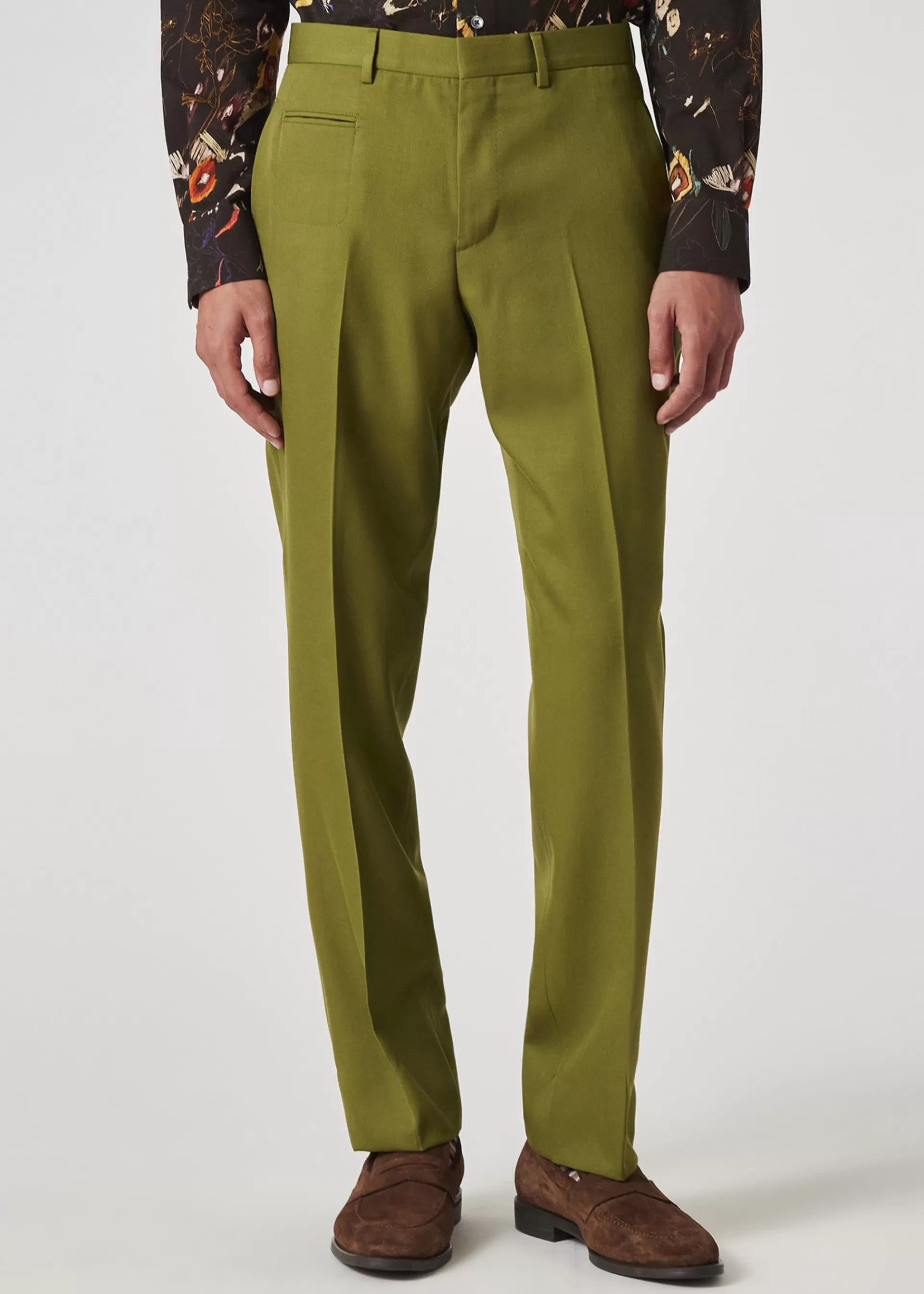 Slim Straight-Fit Wool Gabardine Trousers>Paul Smith Best