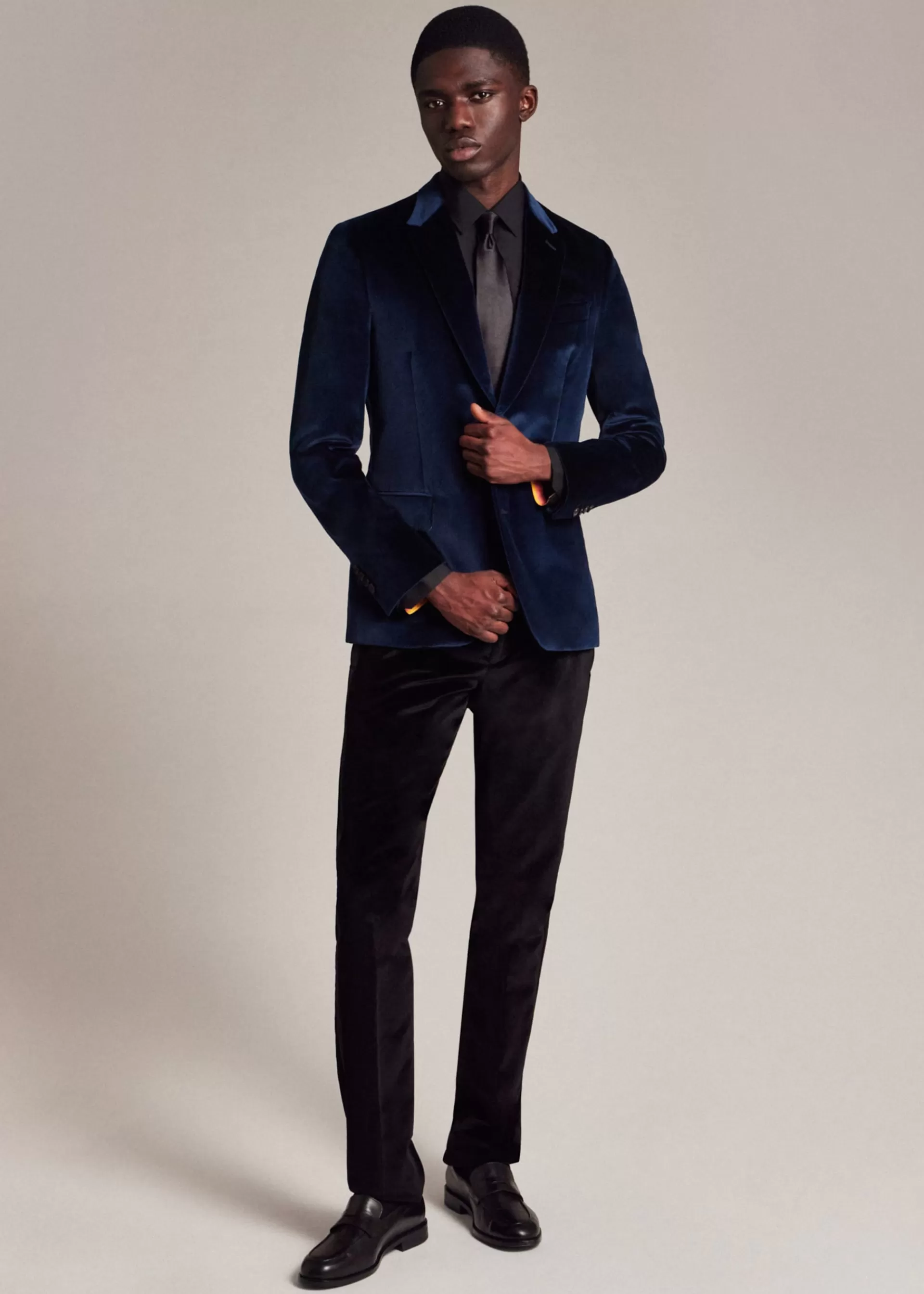 Slim-Fit Cotton Velvet Pants>Paul Smith Hot