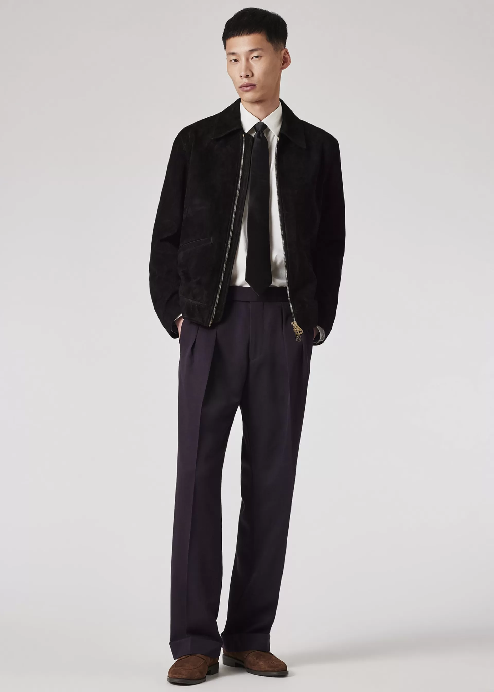 Slim-Fit Suede Jacket>Paul Smith Hot