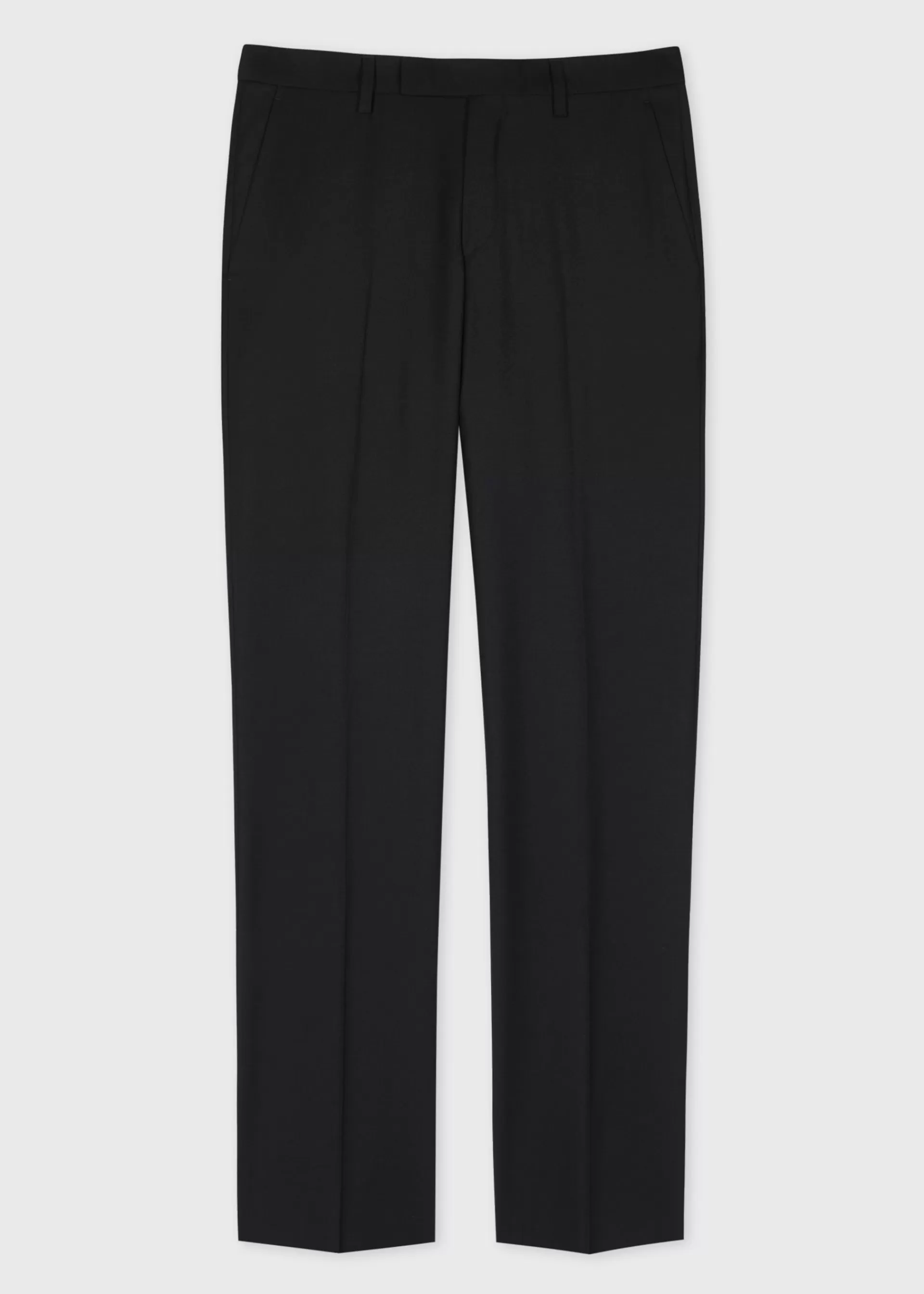 Slim-Fit Black Wool-Cashmere Flannel Trousers>Paul Smith Cheap