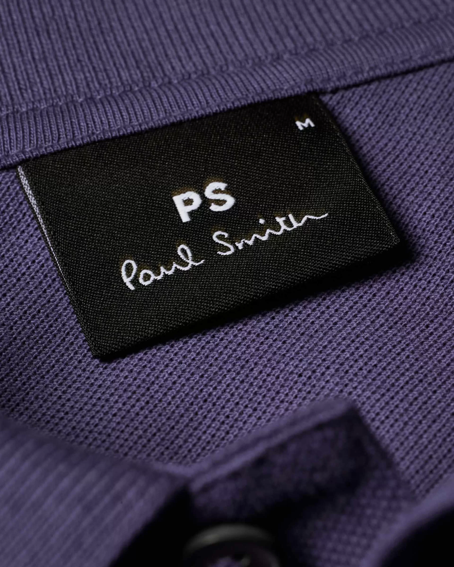 Slim-Fit Dark Cobalt Zebra Logo Polo Shirt With Cream Tipping>Paul Smith Clearance