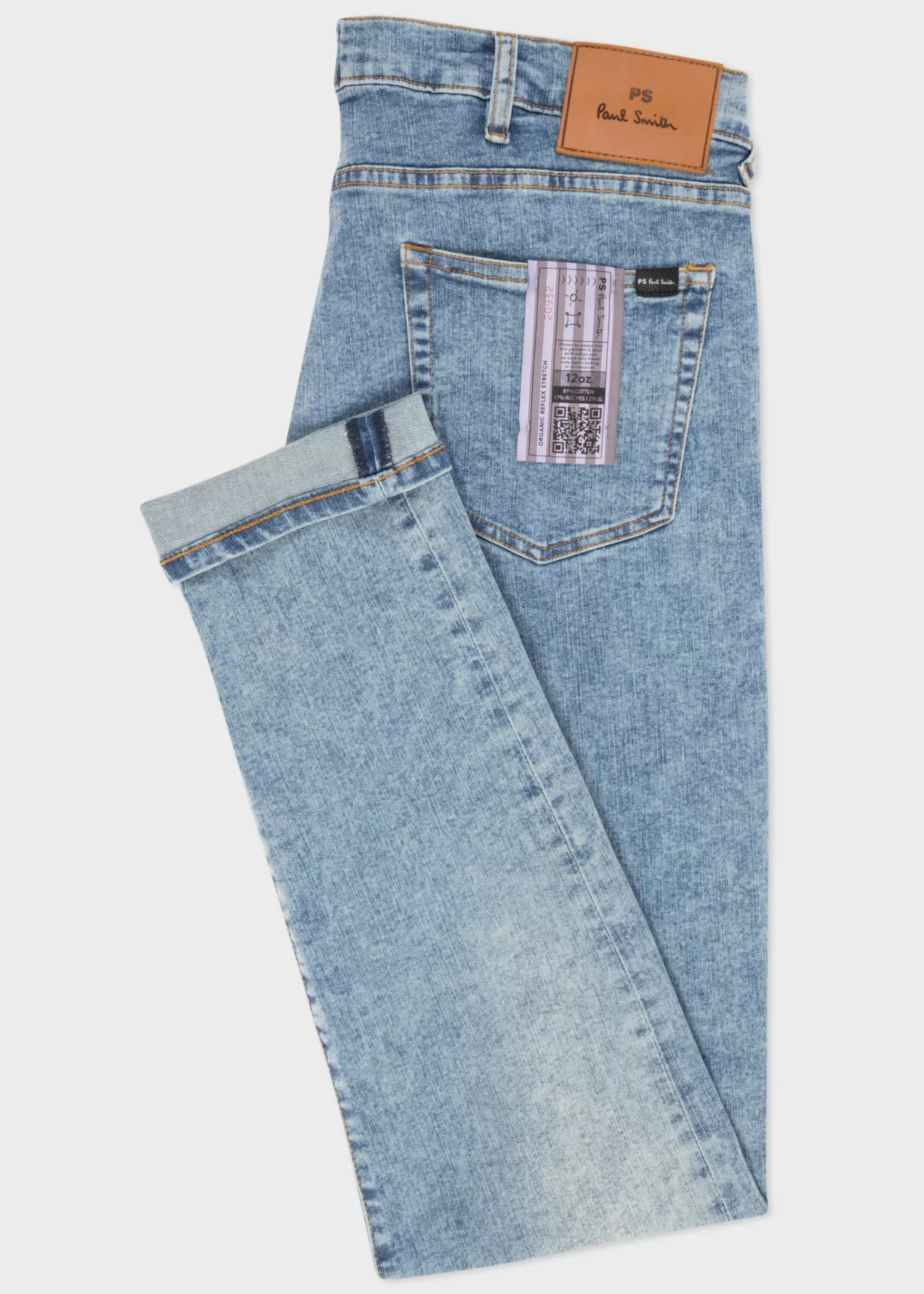 Slim-Fit Light-Wash 'Organic Reflex' Jeans>Paul Smith Cheap