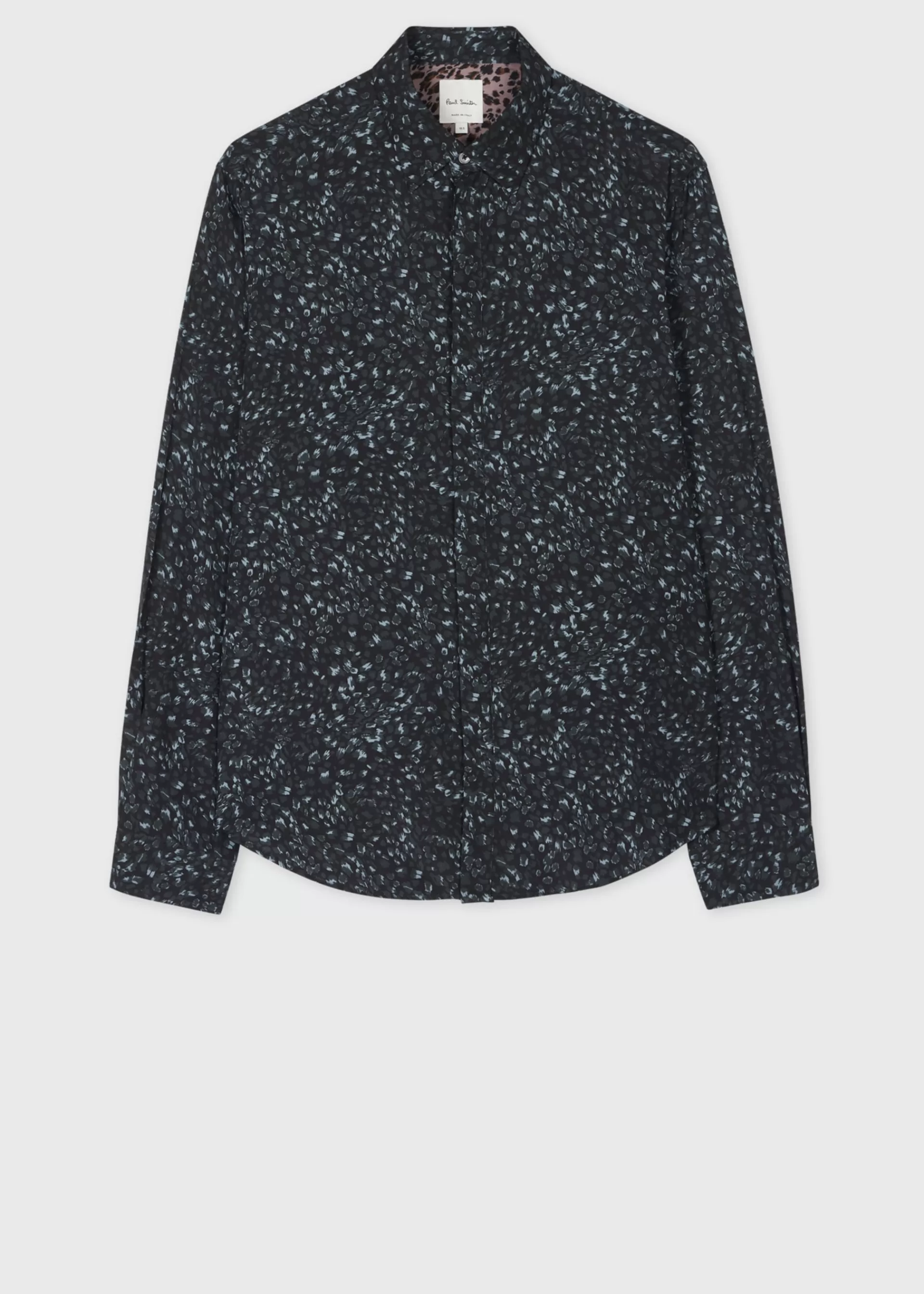 Slim-Fit 'Leopard' Concealed-Placket Shirt>Paul Smith Best Sale