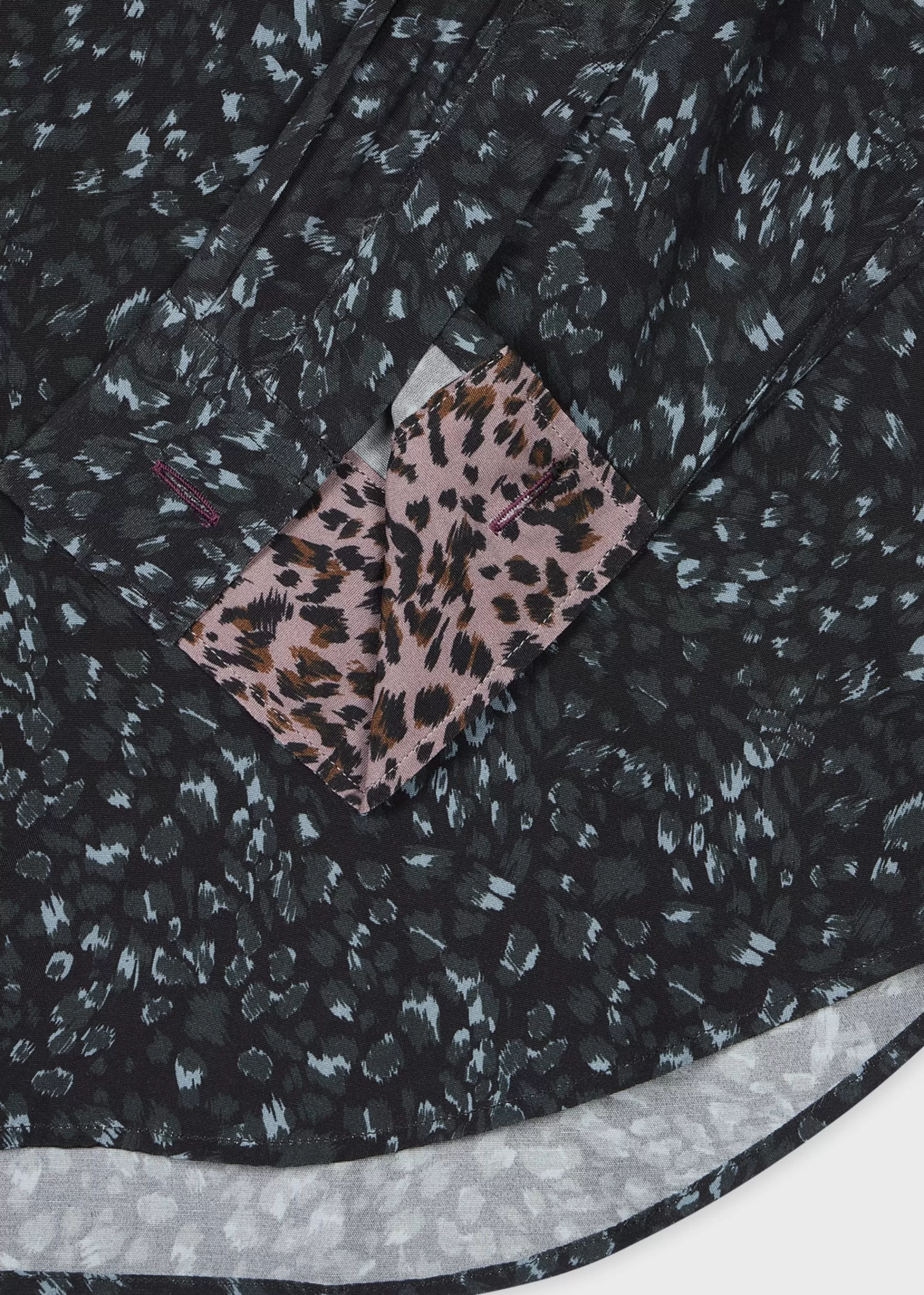 Slim-Fit 'Leopard' Concealed-Placket Shirt>Paul Smith Best Sale