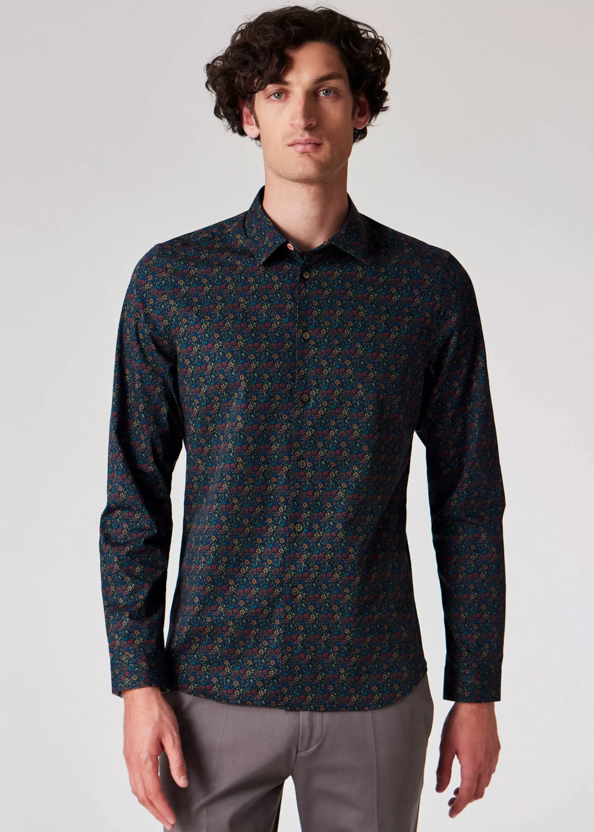 Slim-Fit 'Small Floral' Print Shirt>Paul Smith Best