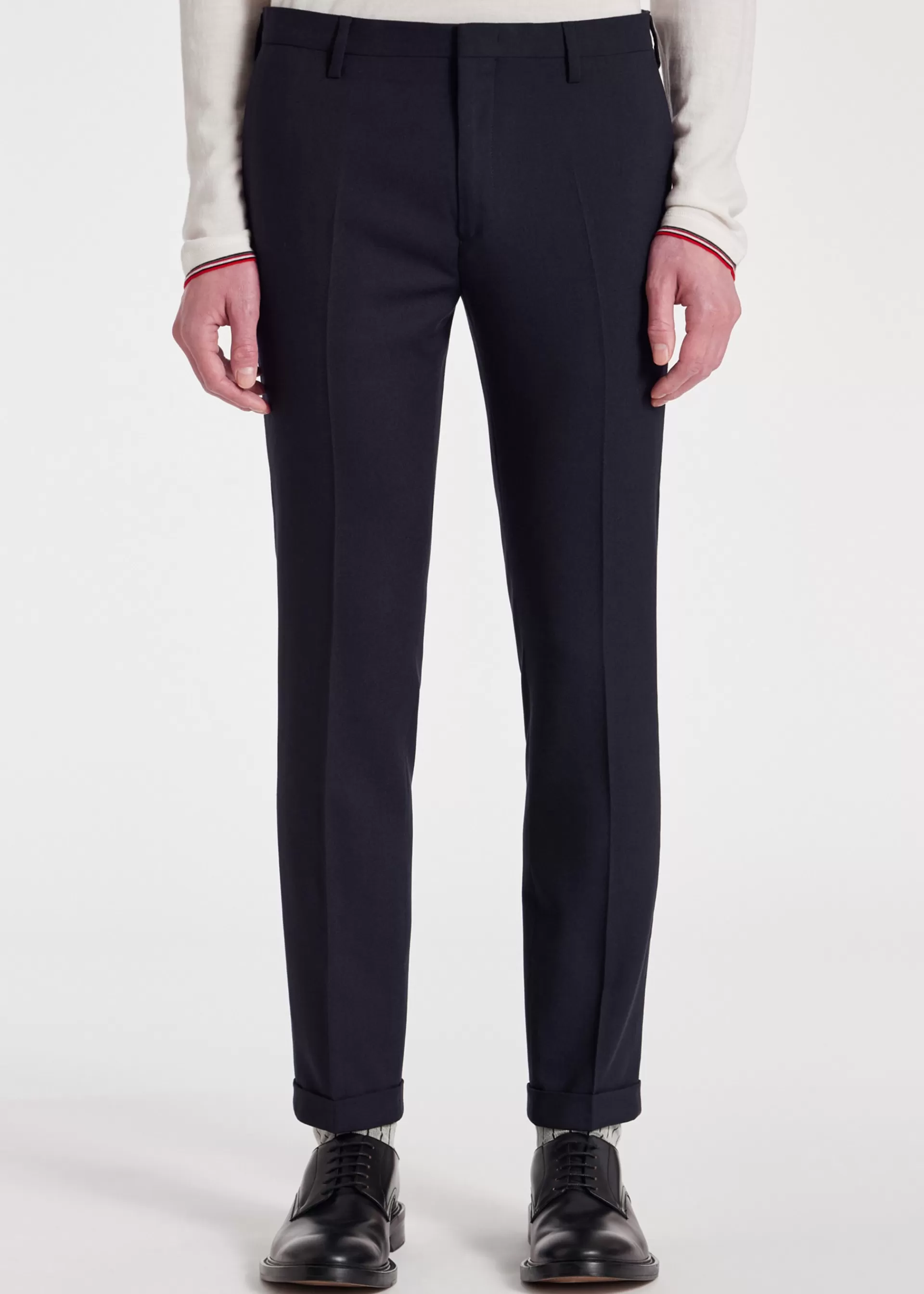 Slim-Fit Two-Ply Merino Wool Trousers>Paul Smith Flash Sale