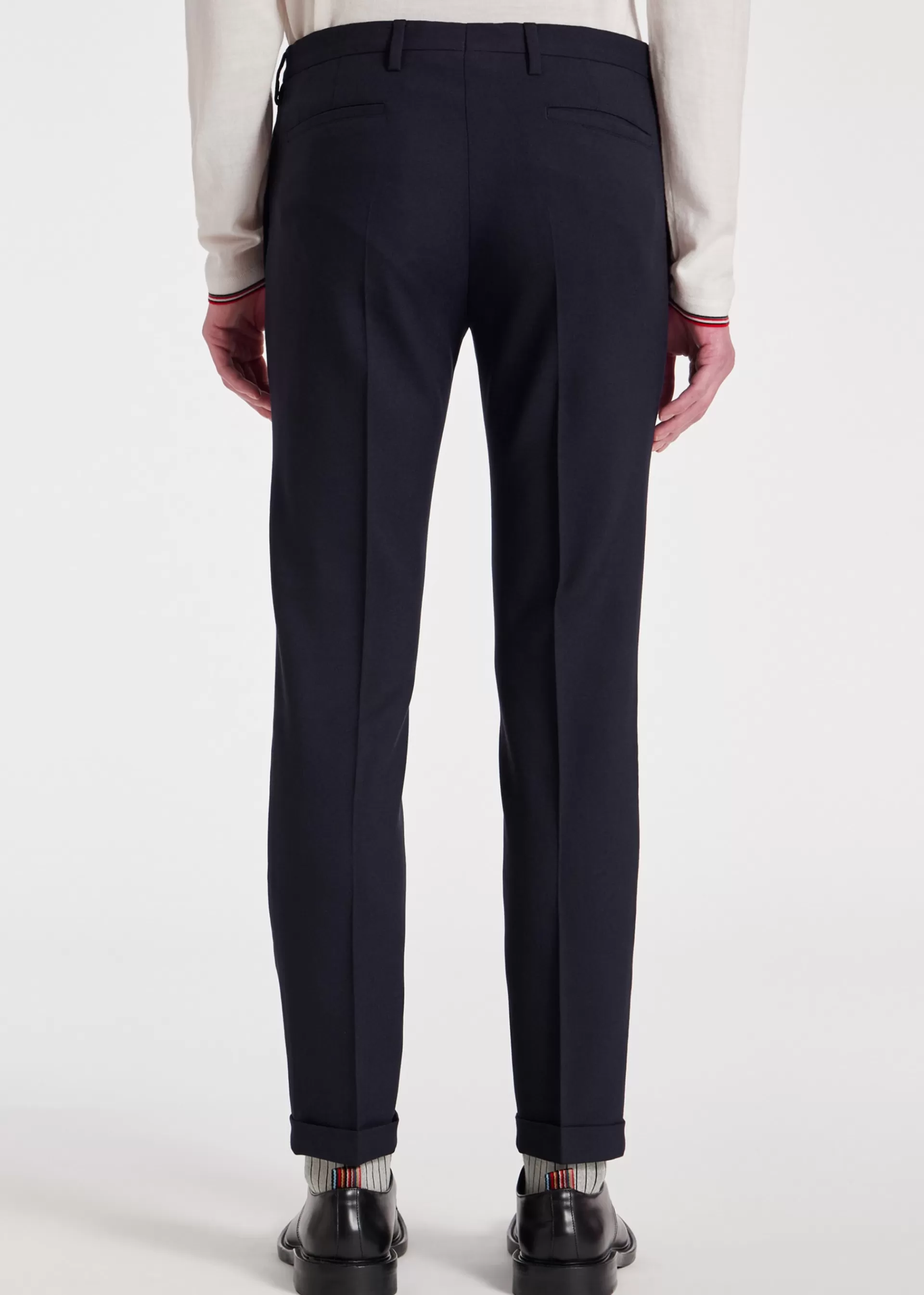 Slim-Fit Two-Ply Merino Wool Trousers>Paul Smith Flash Sale