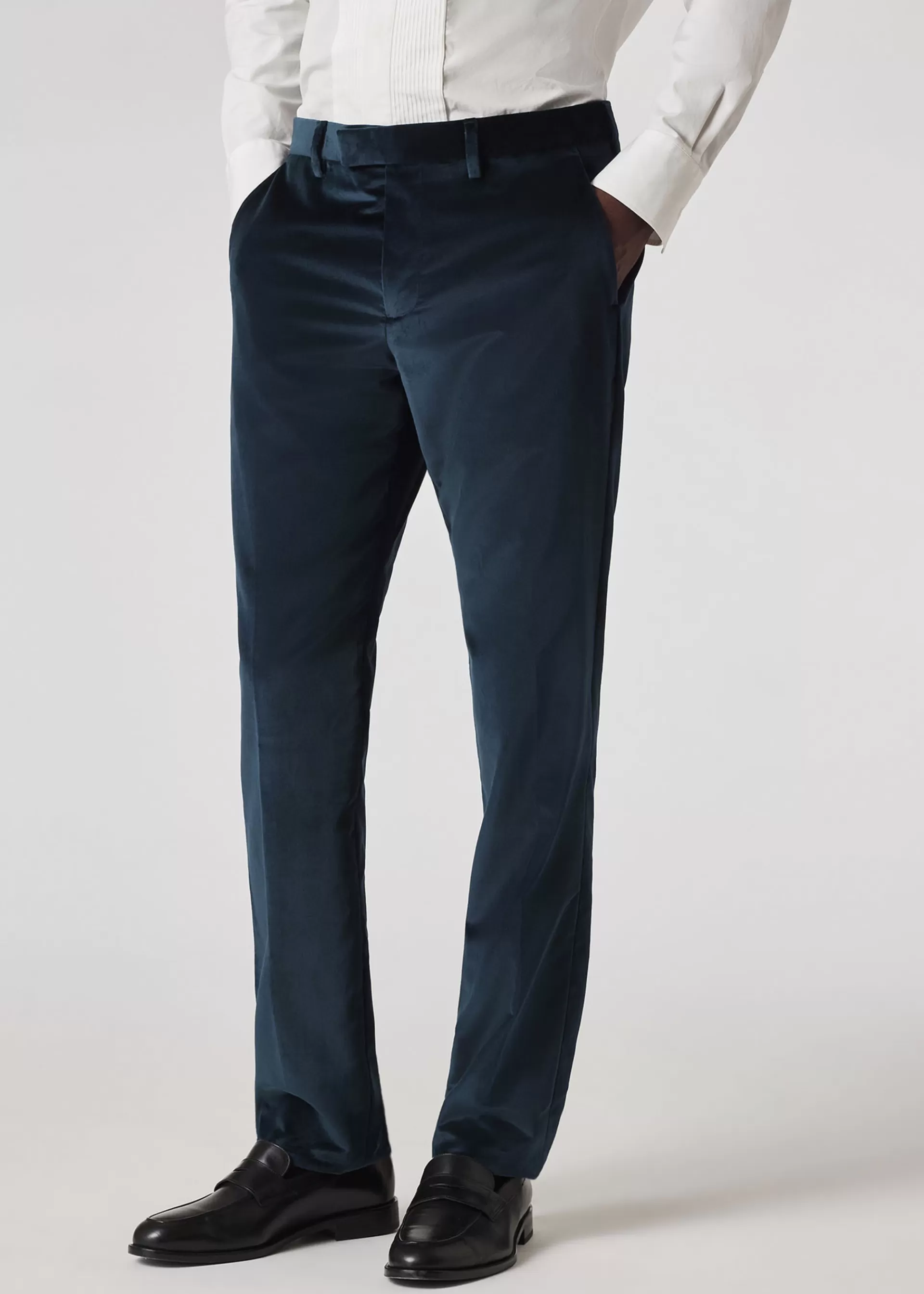 Slim-Fit Velvet Pants>Paul Smith New