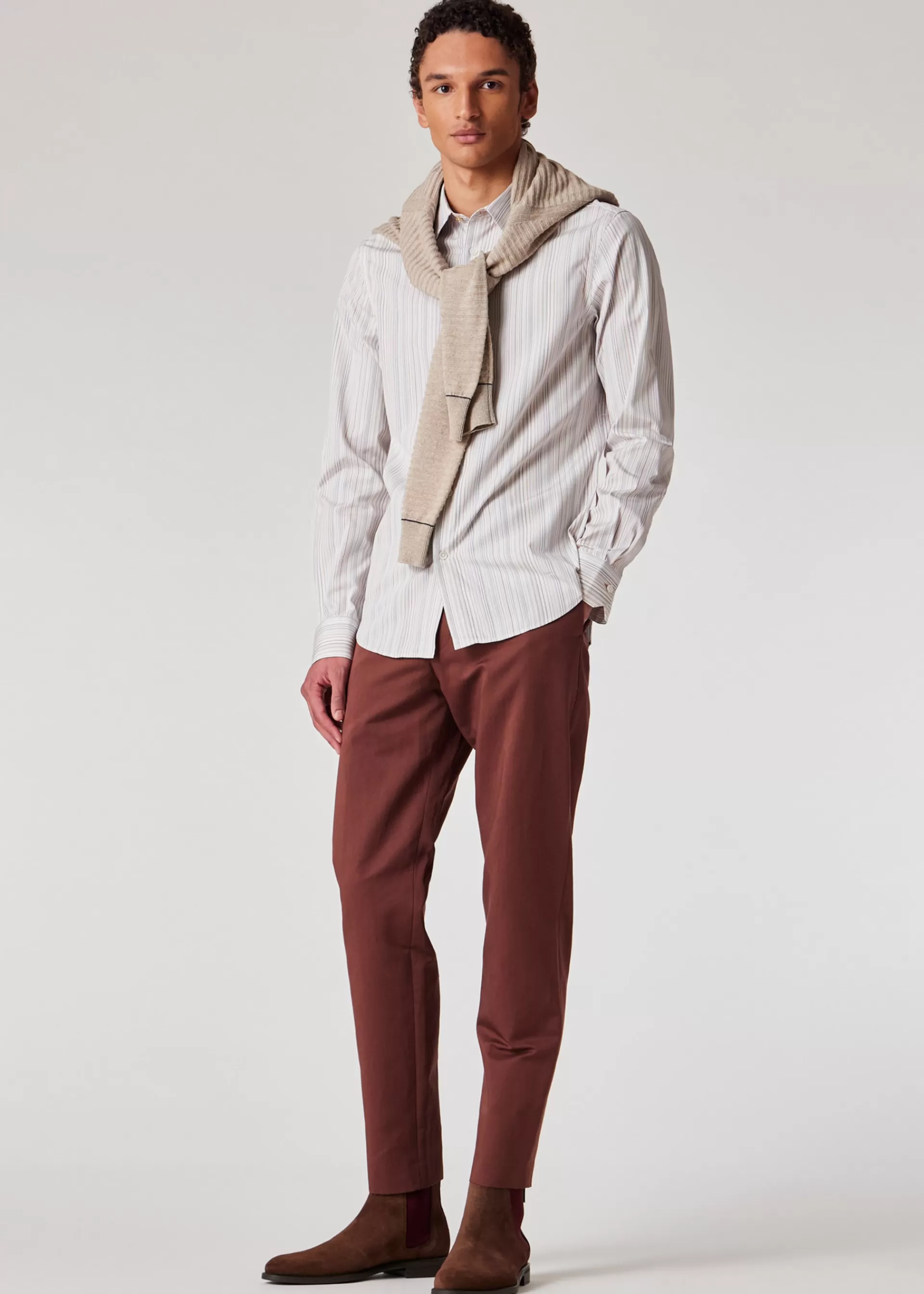 Slim-Fit 'Signature Stripe' Cotton Shirt>Paul Smith Best