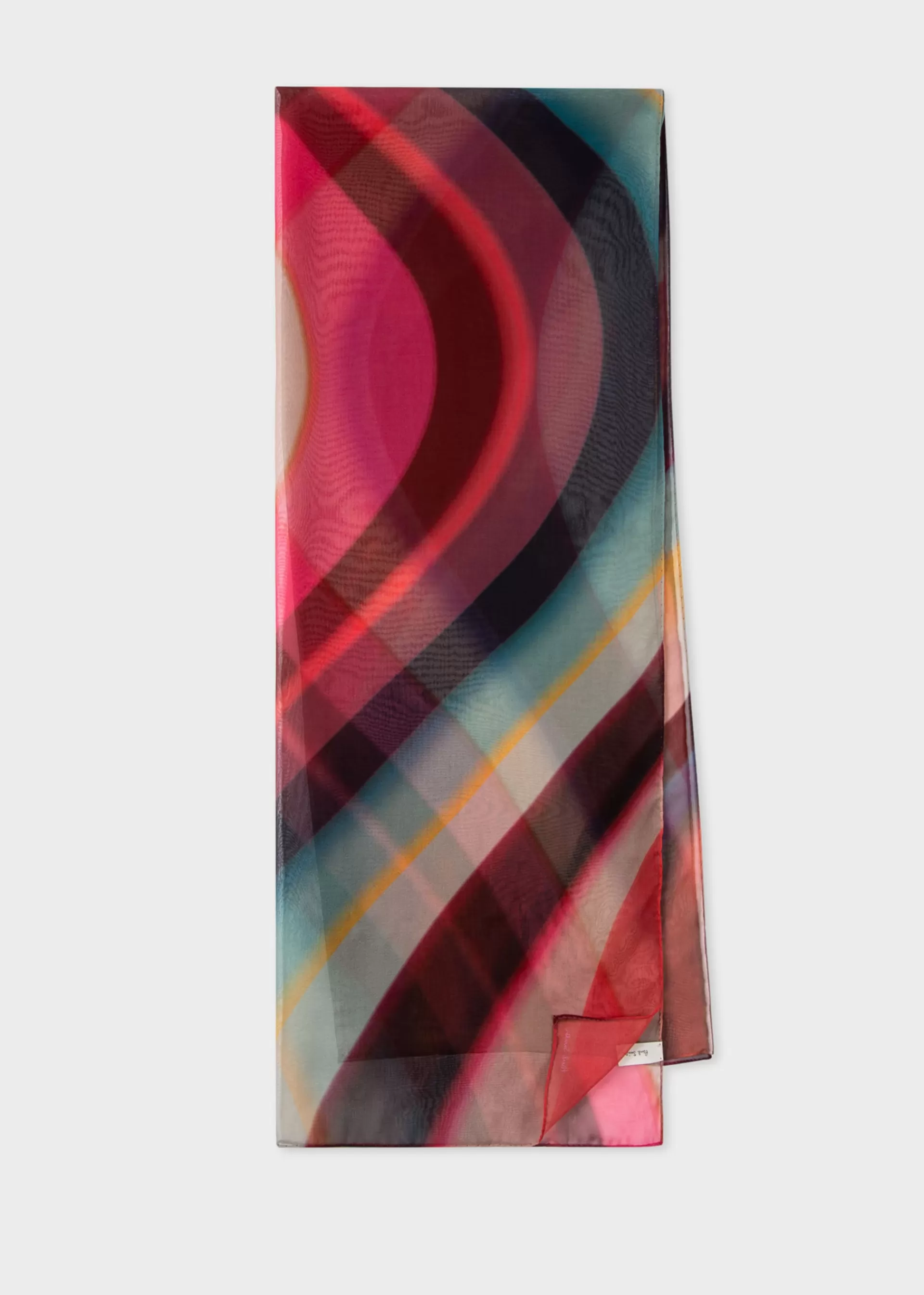 Spray Swirl' Silk Scarf>Paul Smith Outlet