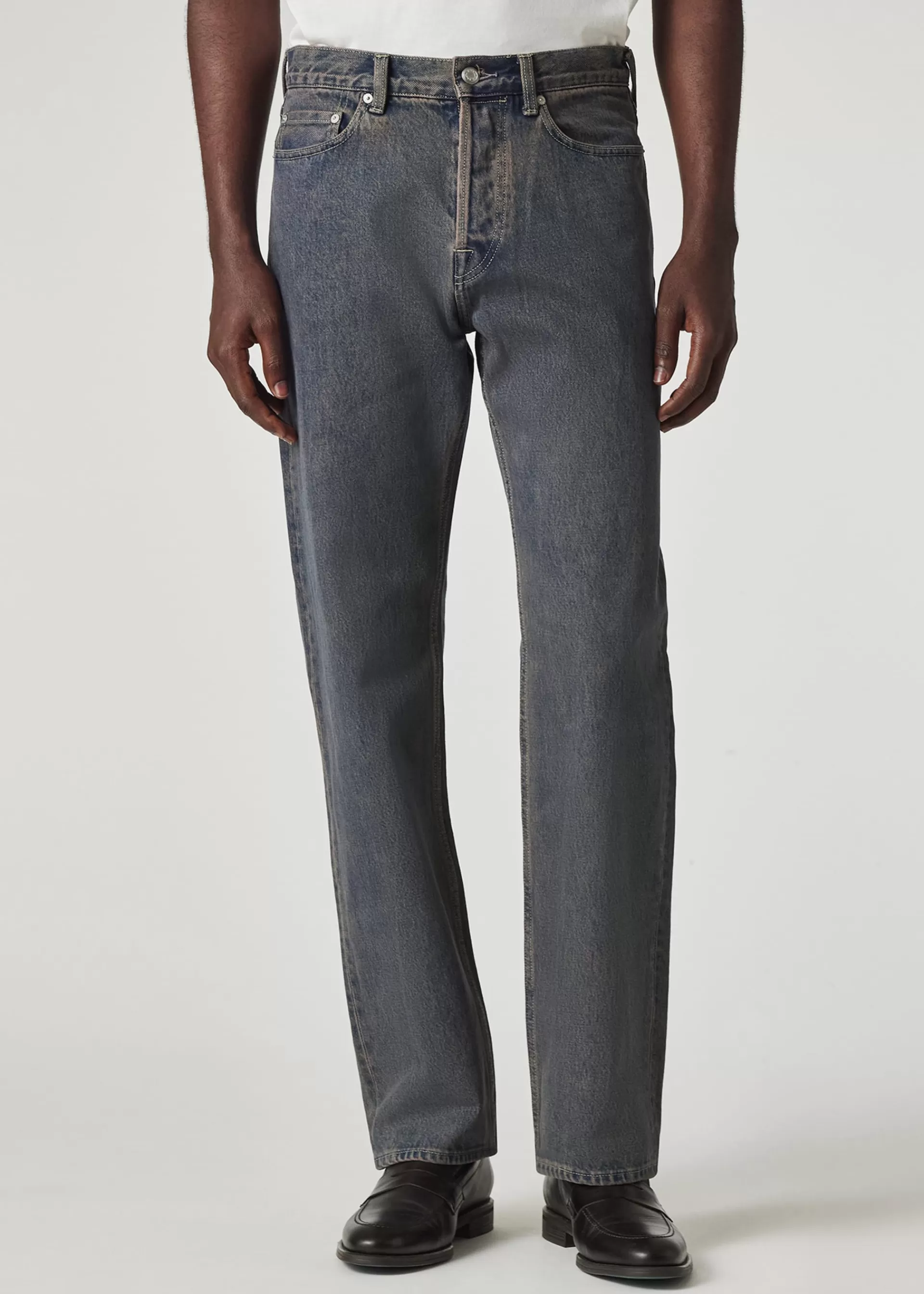 Straight-Fit Overdyed Jeans>Paul Smith Cheap