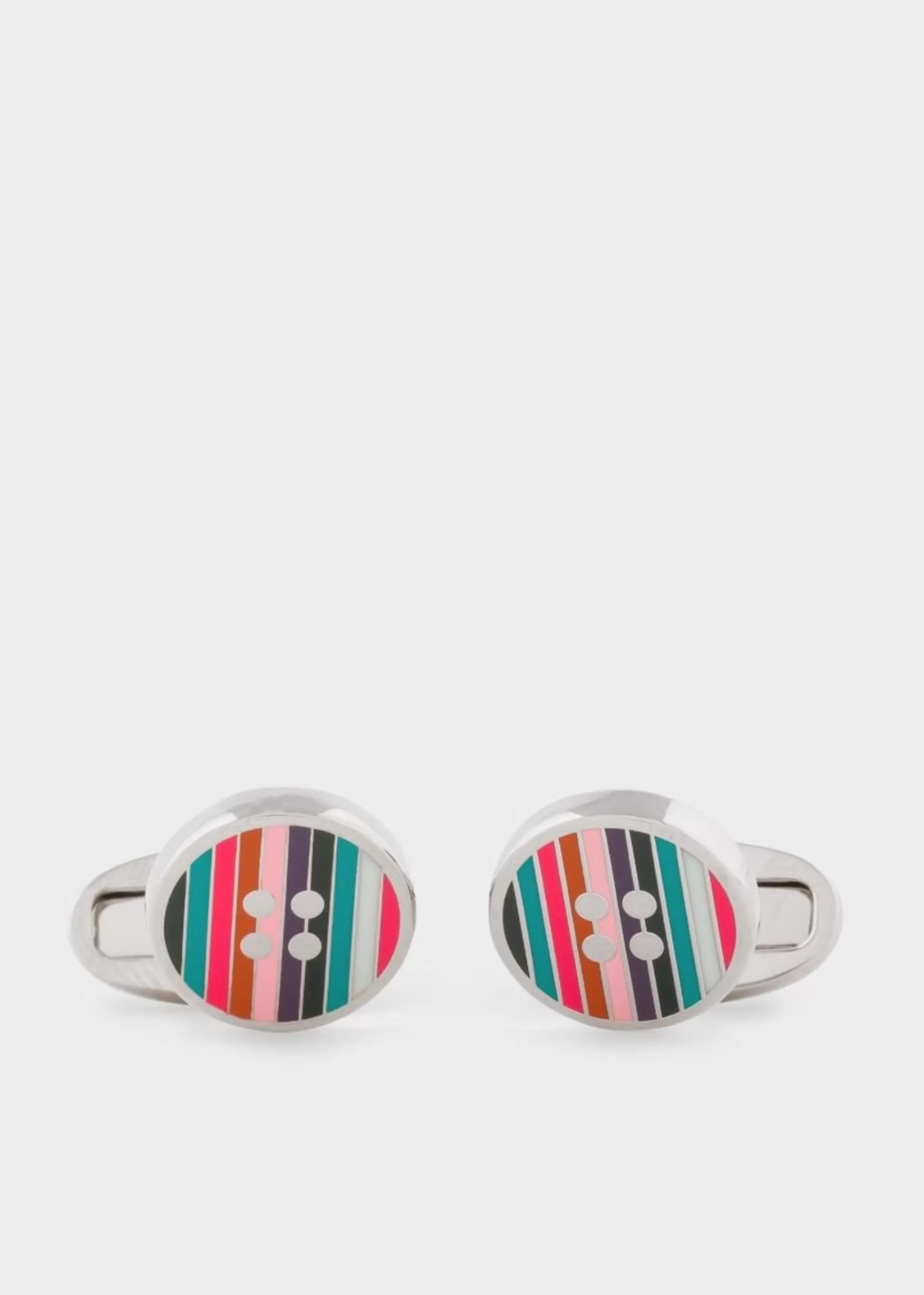 Striped Button Cufflinks>Paul Smith Hot