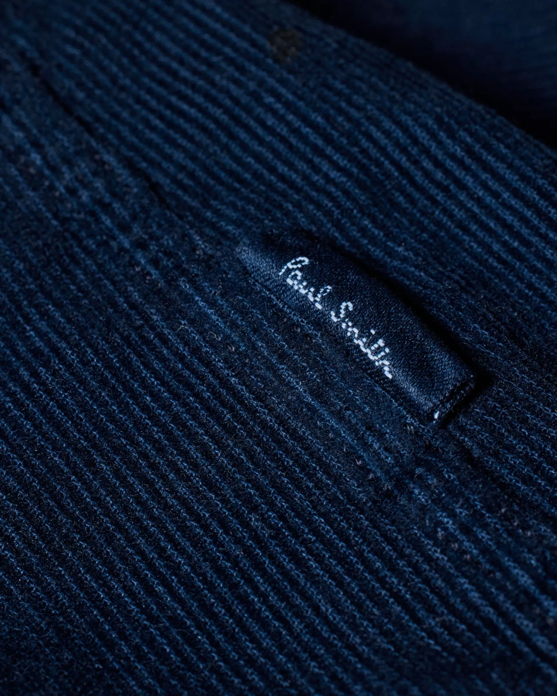 Tailored-Fit Dark Navy Corduroy Button-Down Shirt>Paul Smith Cheap
