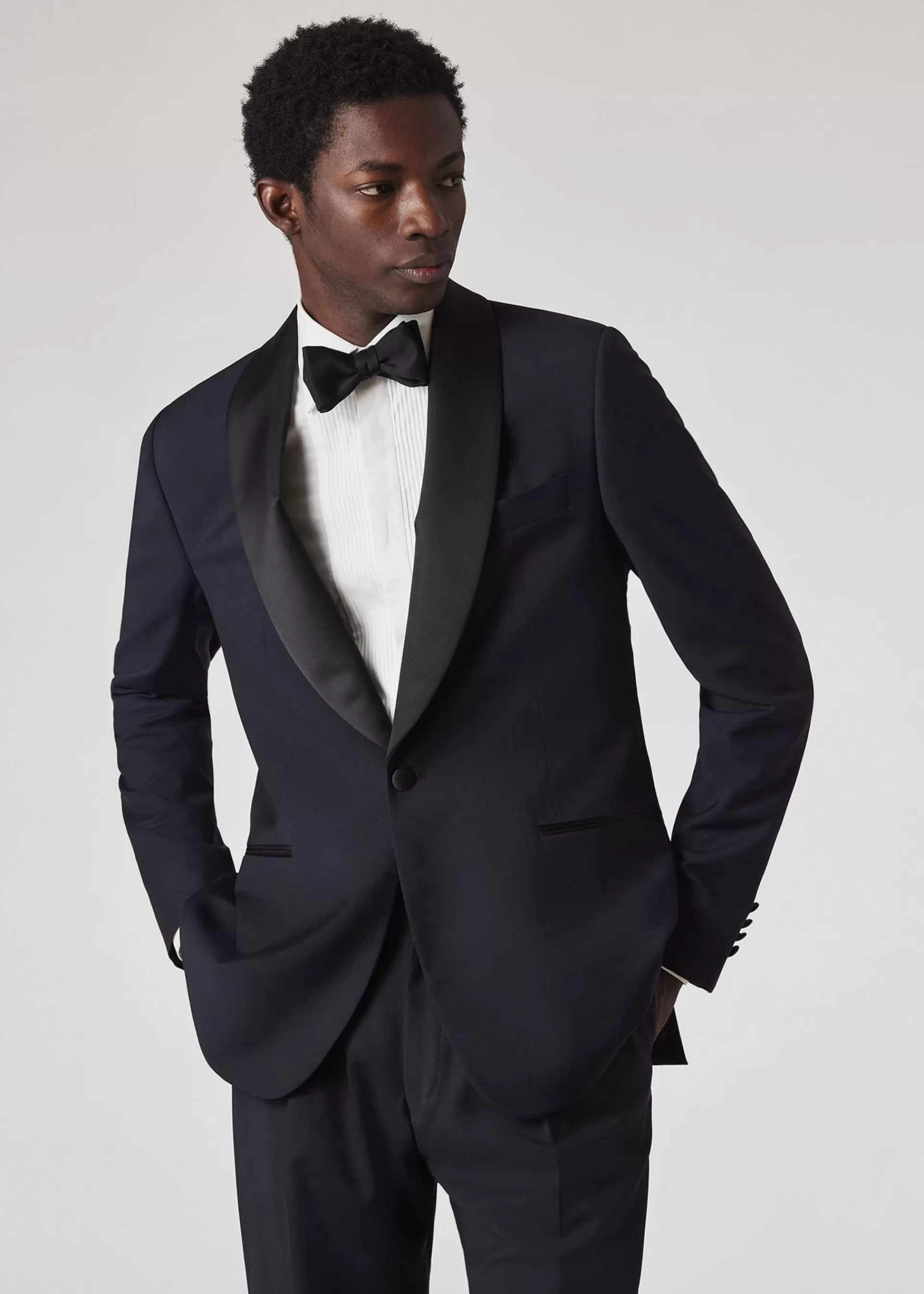 Tailored-Fit Dark Navy Wool-Mohair Evening Blazer>Paul Smith Cheap