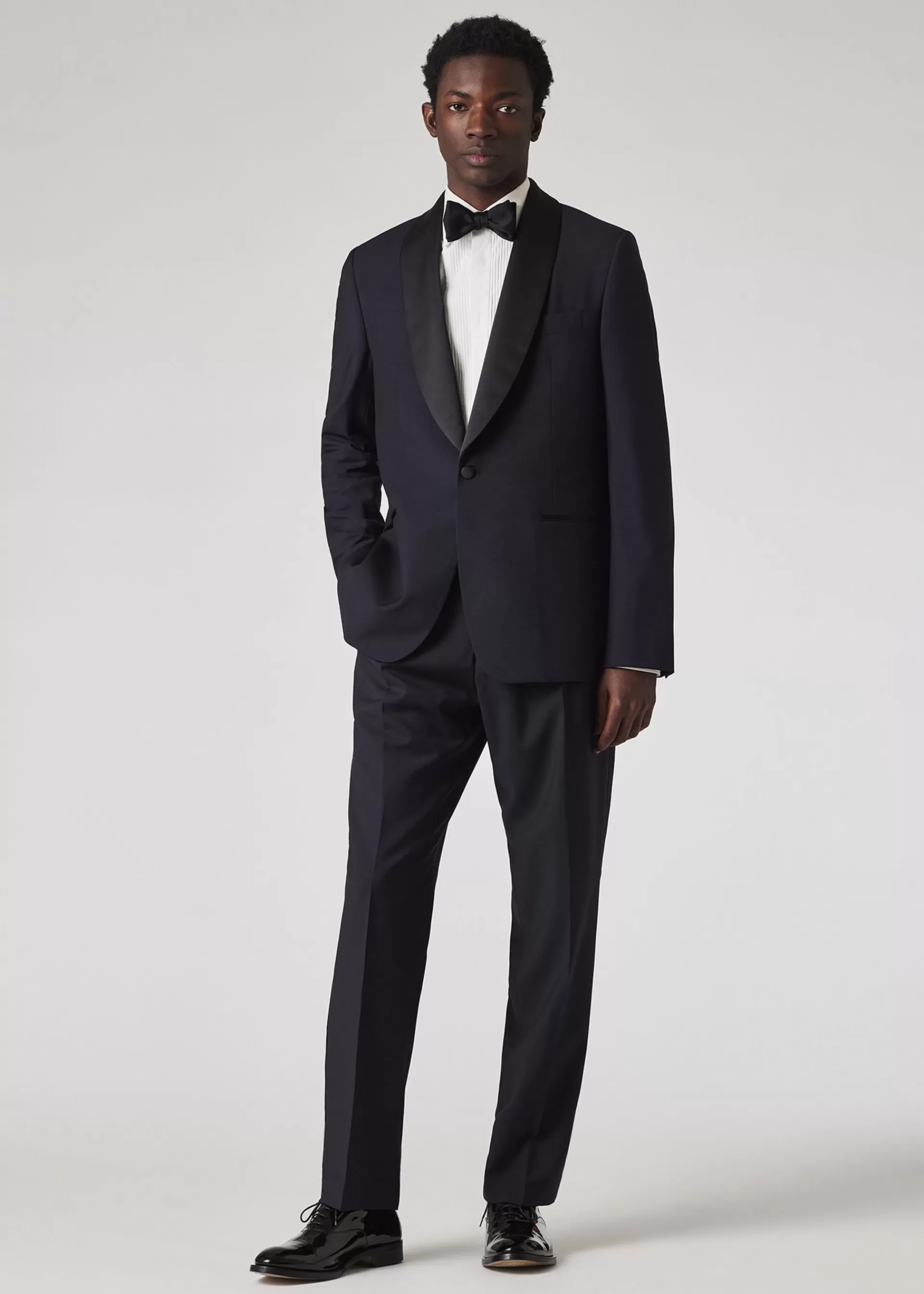 Tailored-Fit Dark Navy Wool-Mohair Evening Blazer>Paul Smith Cheap