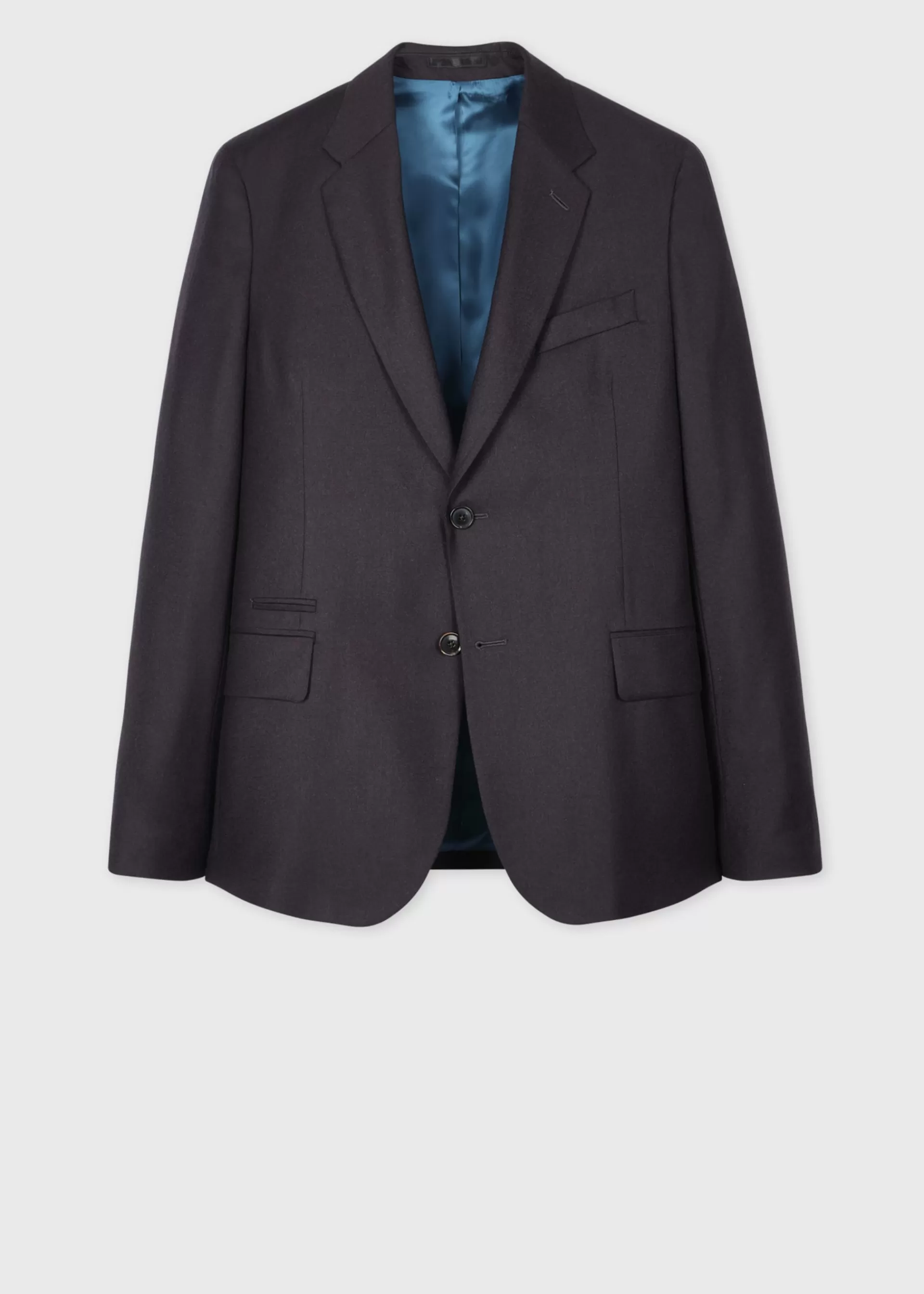 Tailored-Fit Dark Purple Overdyed Wool-Cashmere Flannel Blazer>Paul Smith Discount