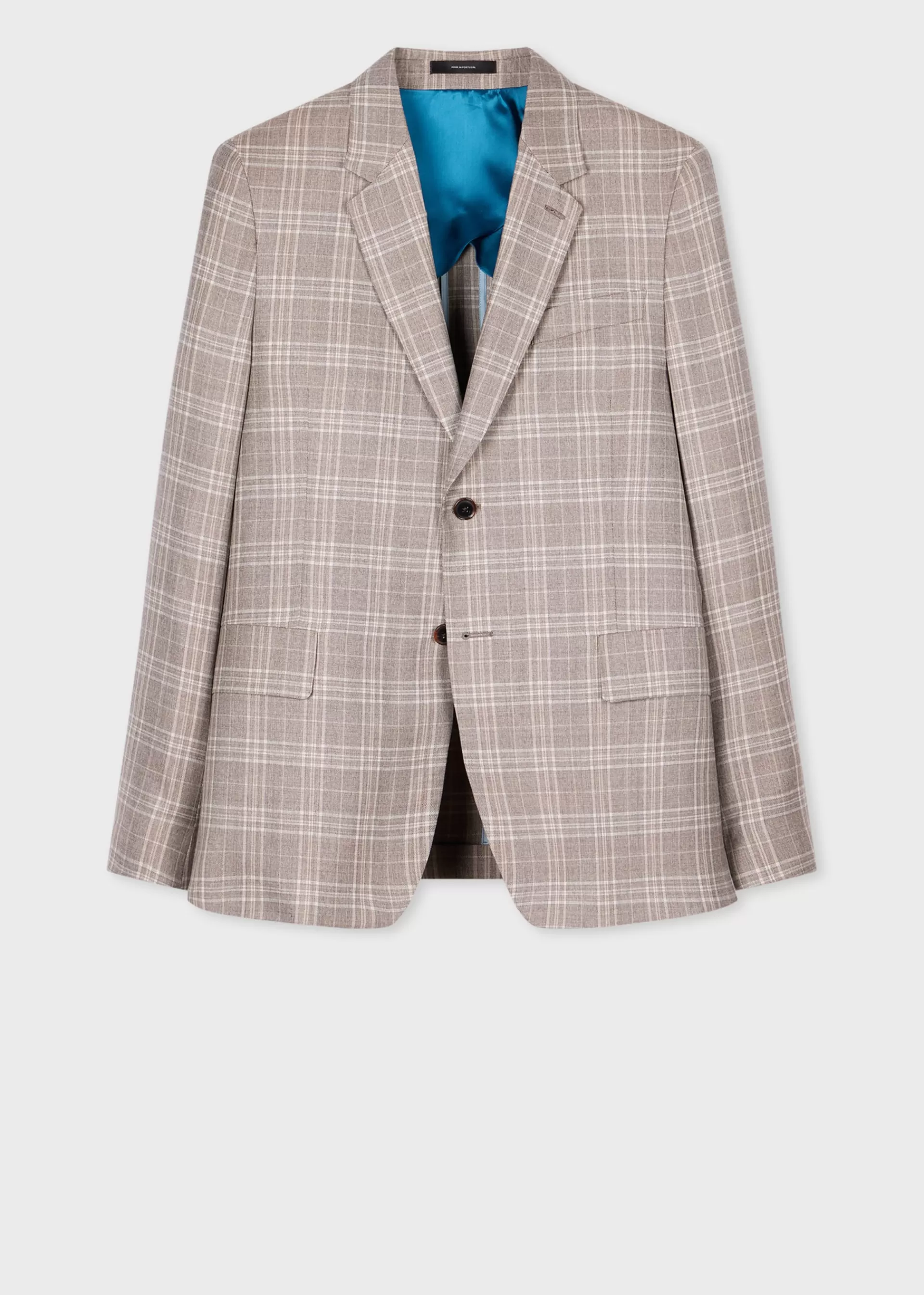 Tailored-Fit Check Buggy Lined Wool Blazer>Paul Smith Best