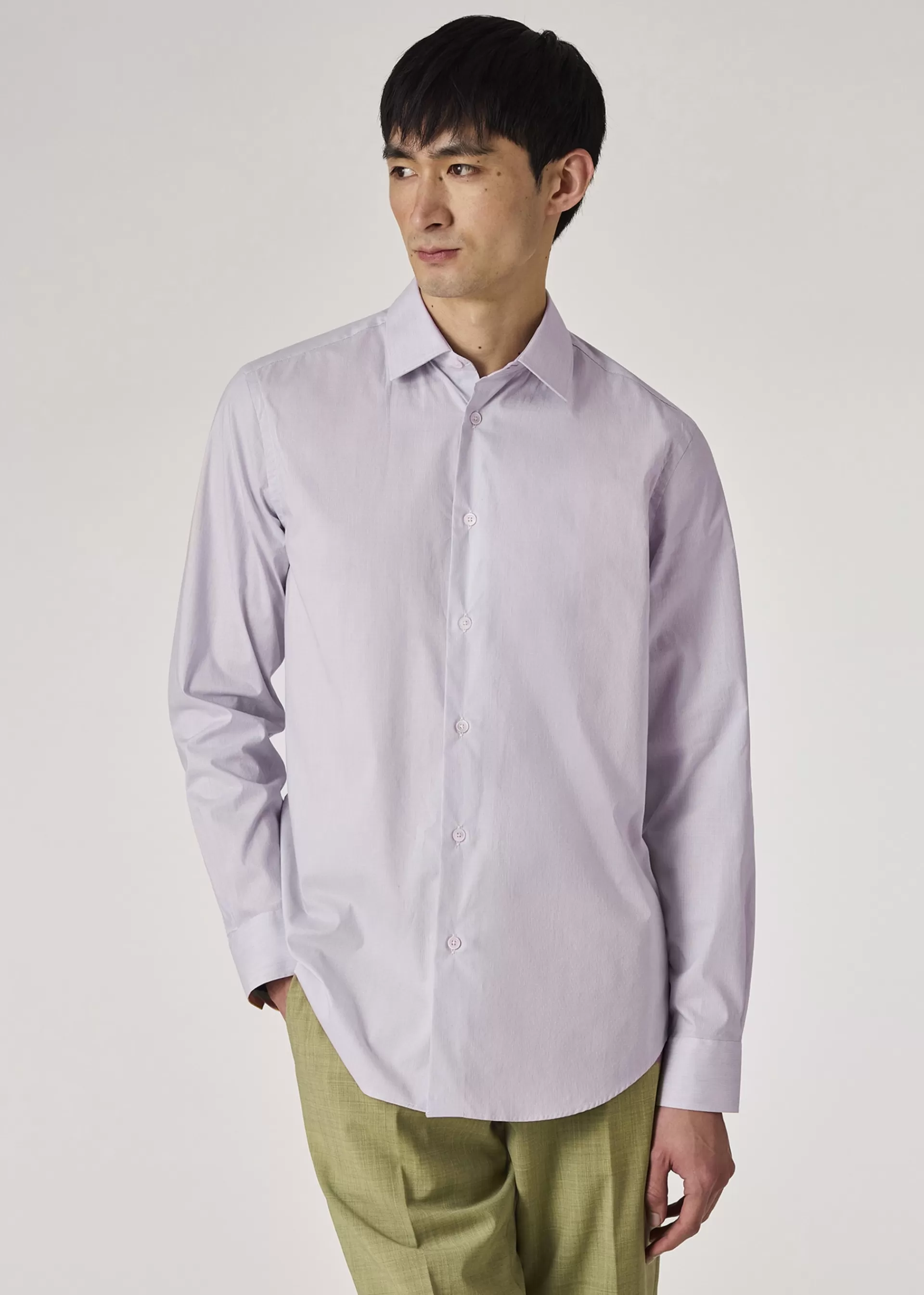 Tailored-Fit Dobby Stripe Easy Care Shirt>Paul Smith Hot