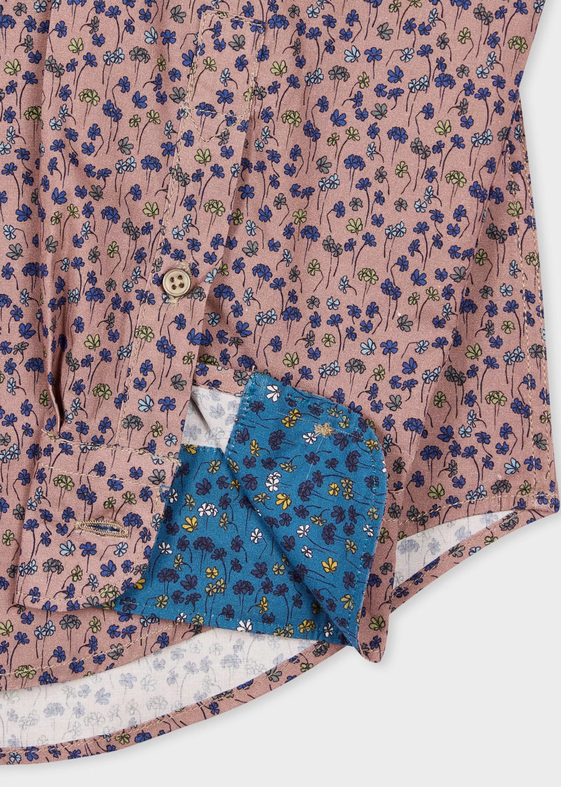 Tailored-Fit 'Oxalis Floral' Print Shirt>Paul Smith Store