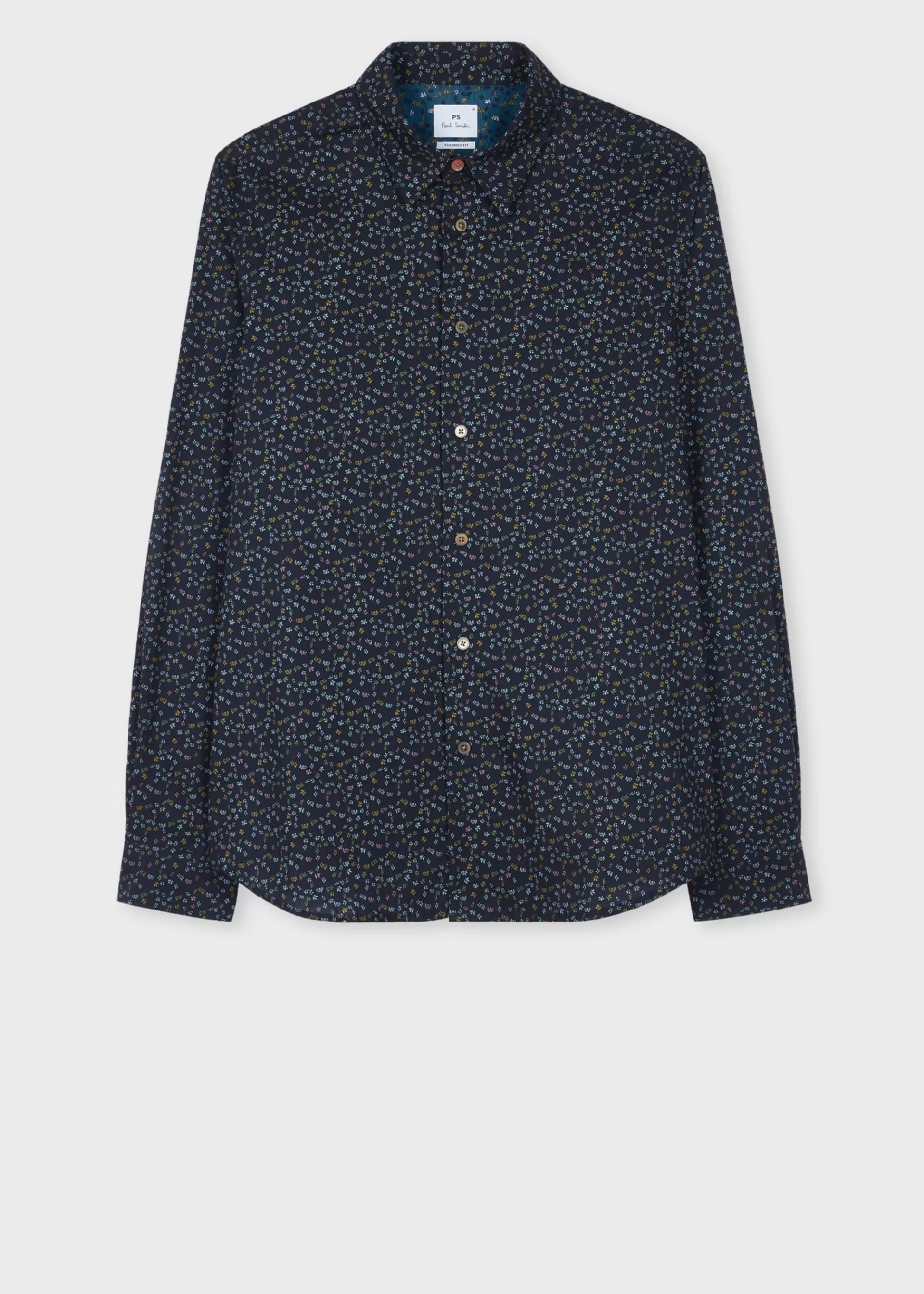 Tailored-Fit 'Oxalis Floral' Print Shirt>Paul Smith Online