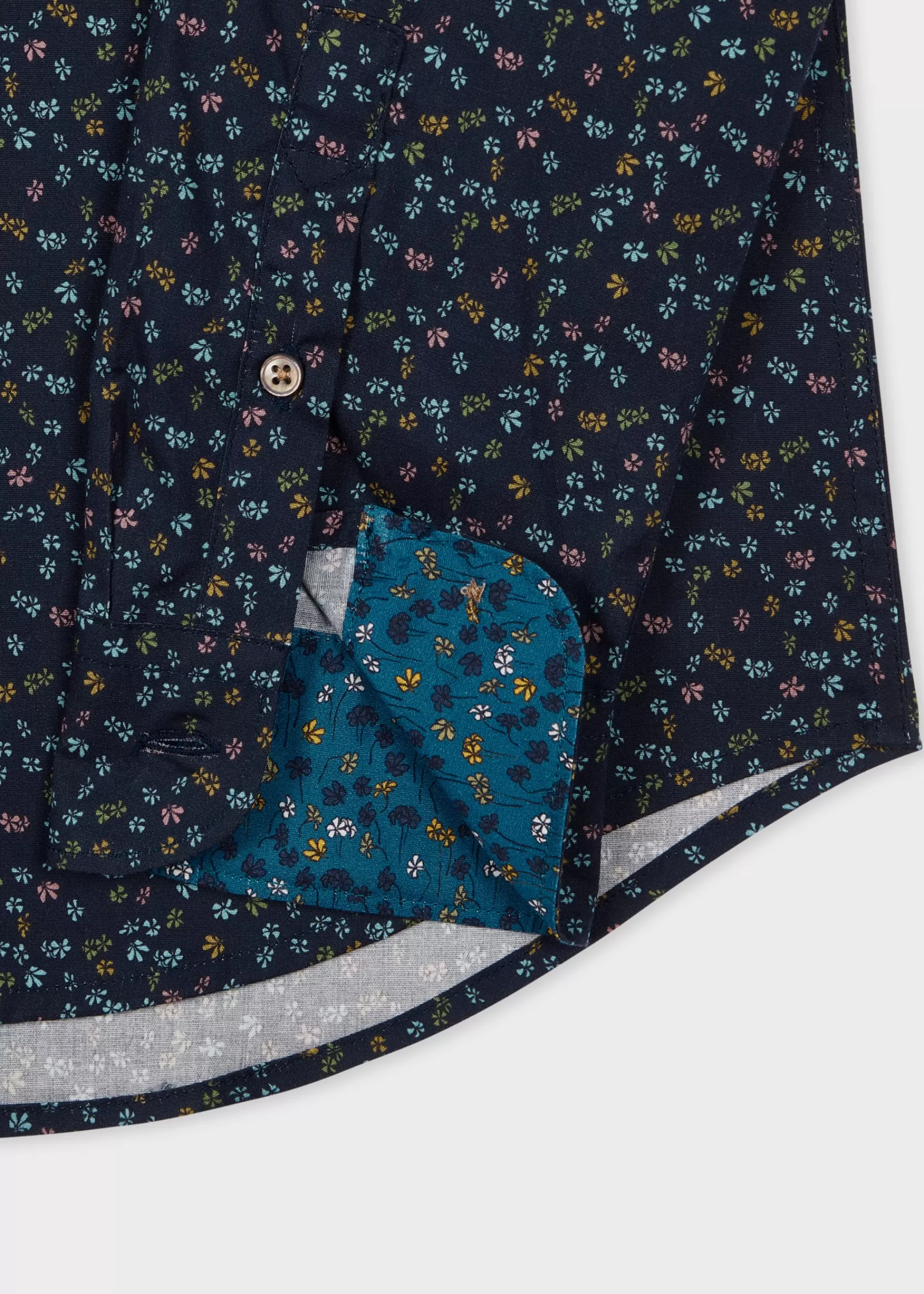 Tailored-Fit 'Oxalis Floral' Print Shirt>Paul Smith Online