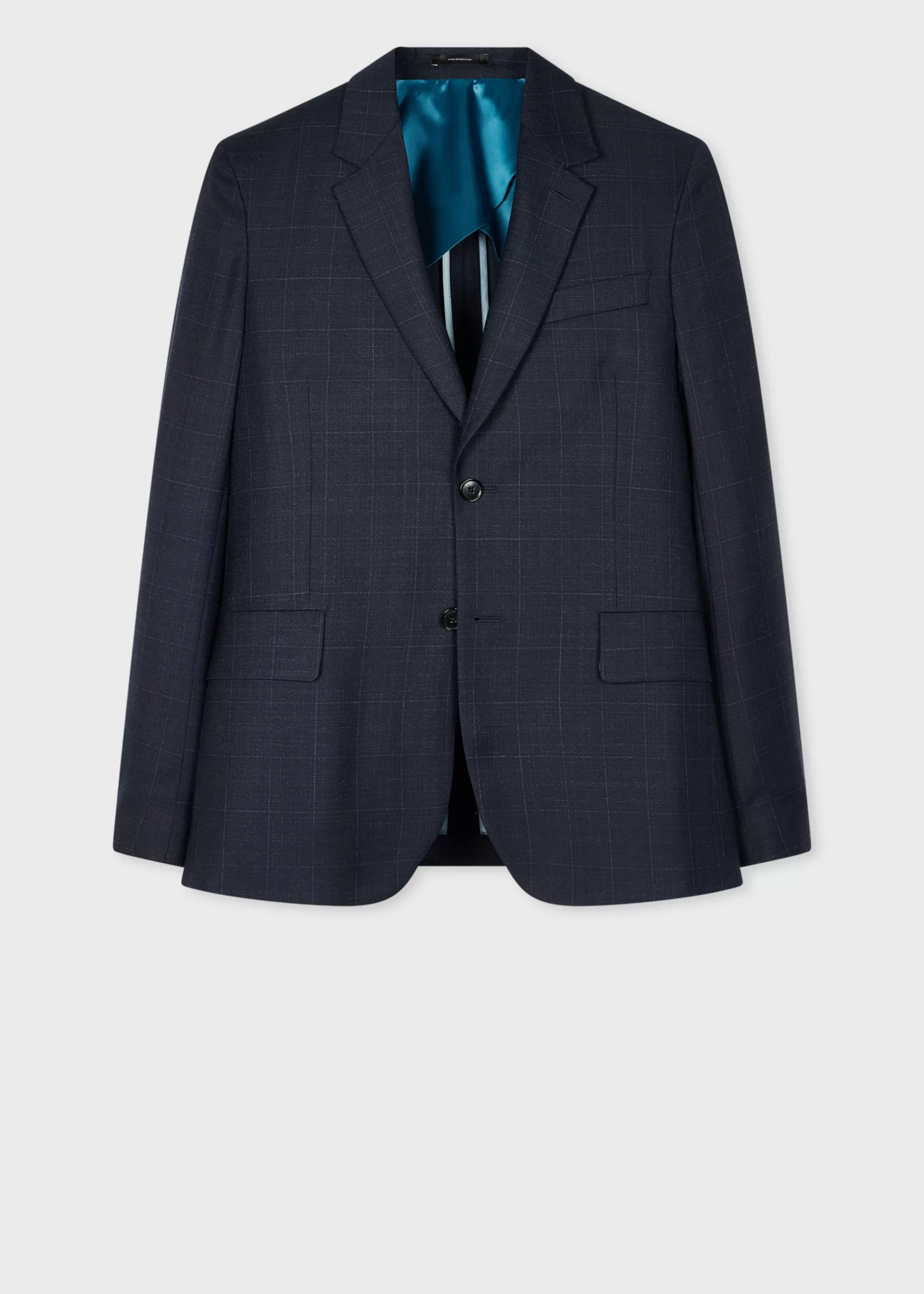 Tailored-Fit Windowpane Check Wool Buggy-Lined Blazer>Paul Smith Hot