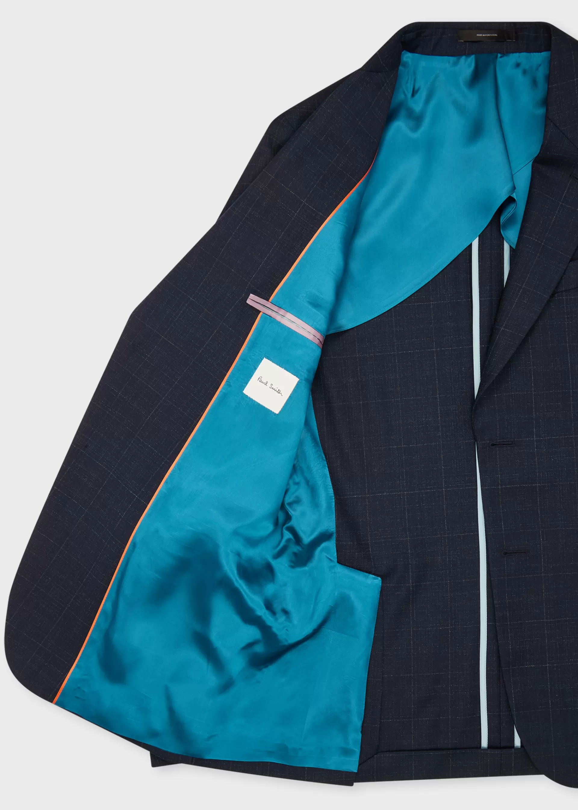 Tailored-Fit Windowpane Check Wool Buggy-Lined Blazer>Paul Smith Hot