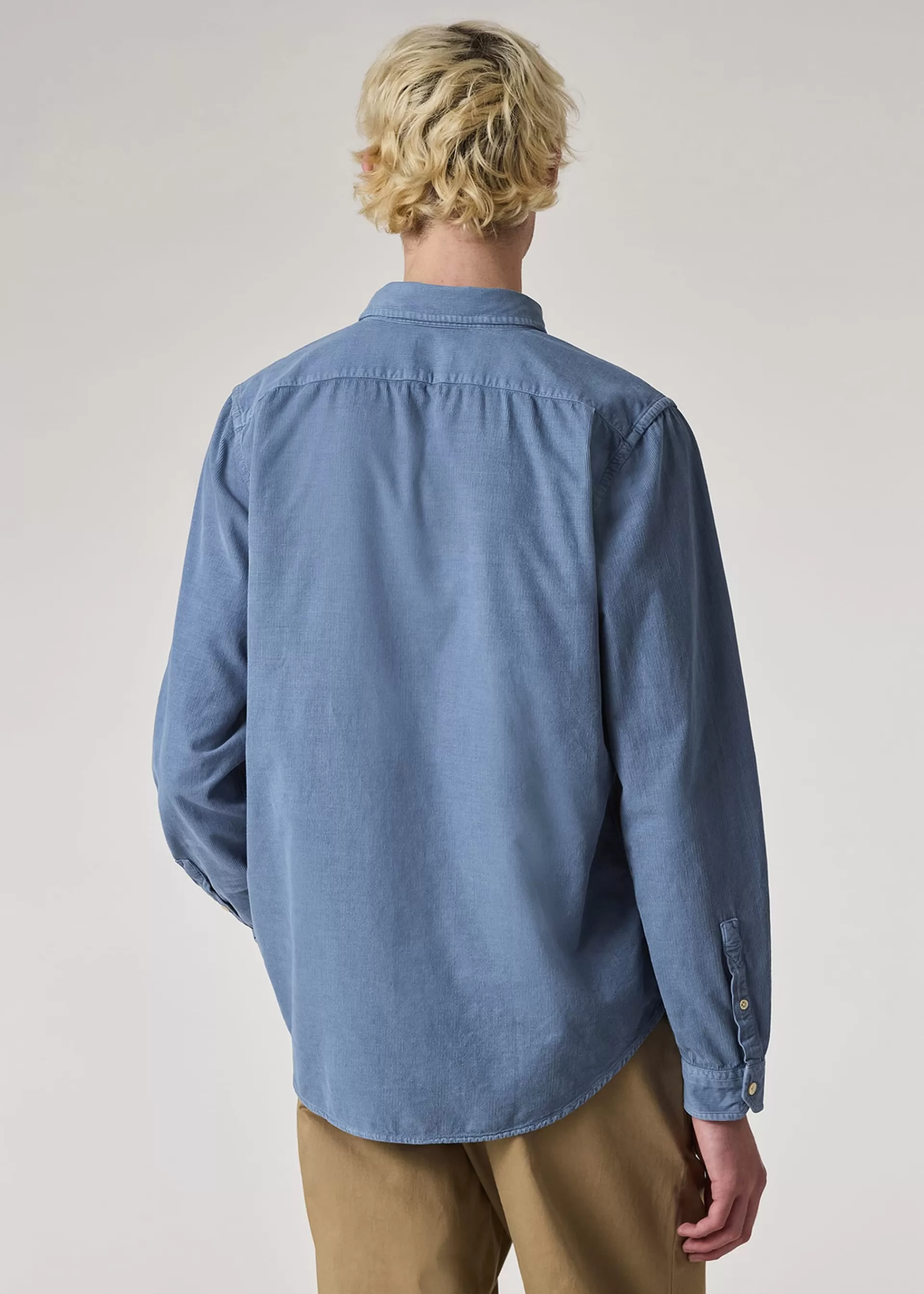 Tailored-Fit Pale Blue Corduroy Button-Down Shirt>Paul Smith Sale