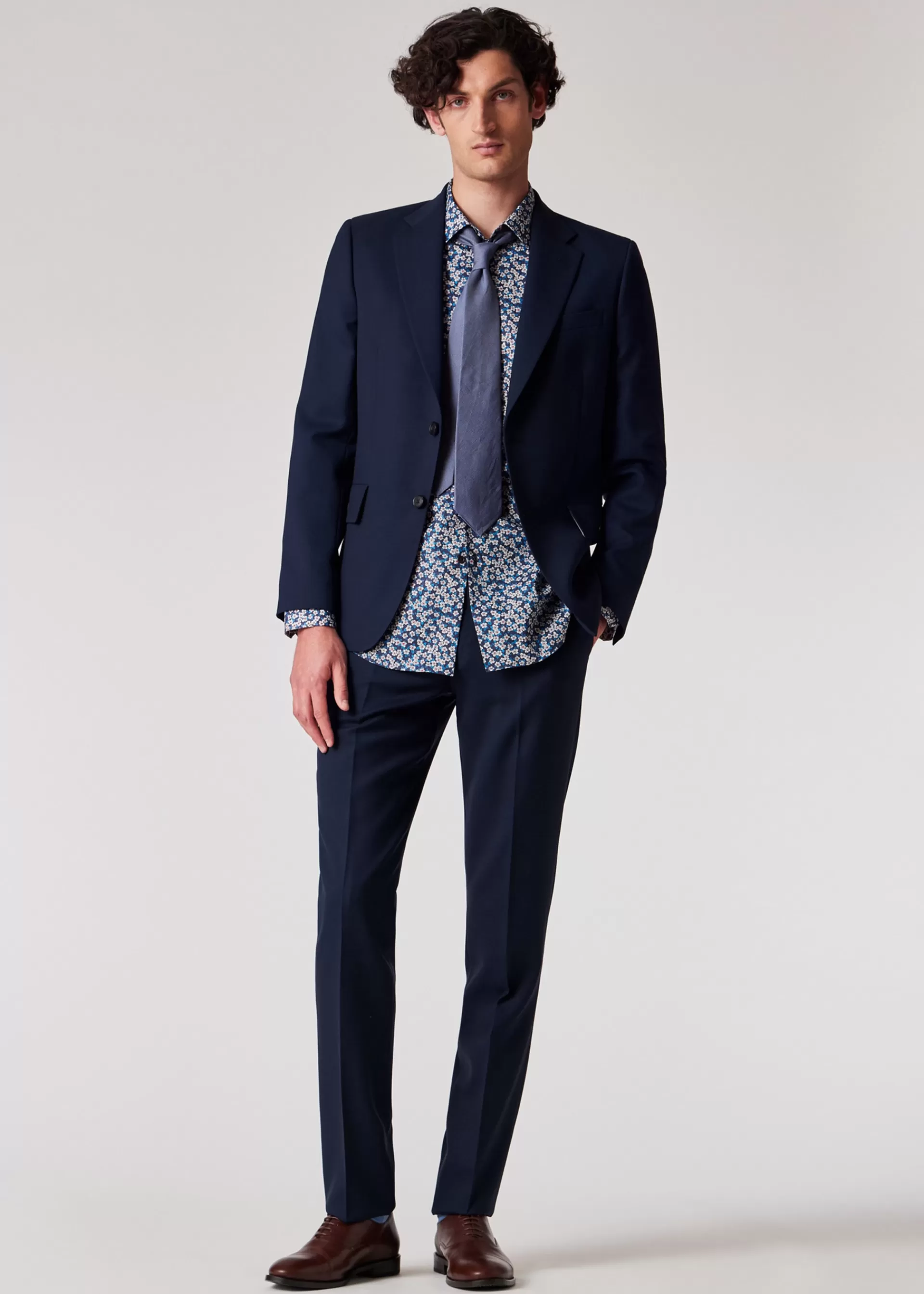 Tailored-Fit 'Liberty Floral' Print Shirt>Paul Smith Flash Sale