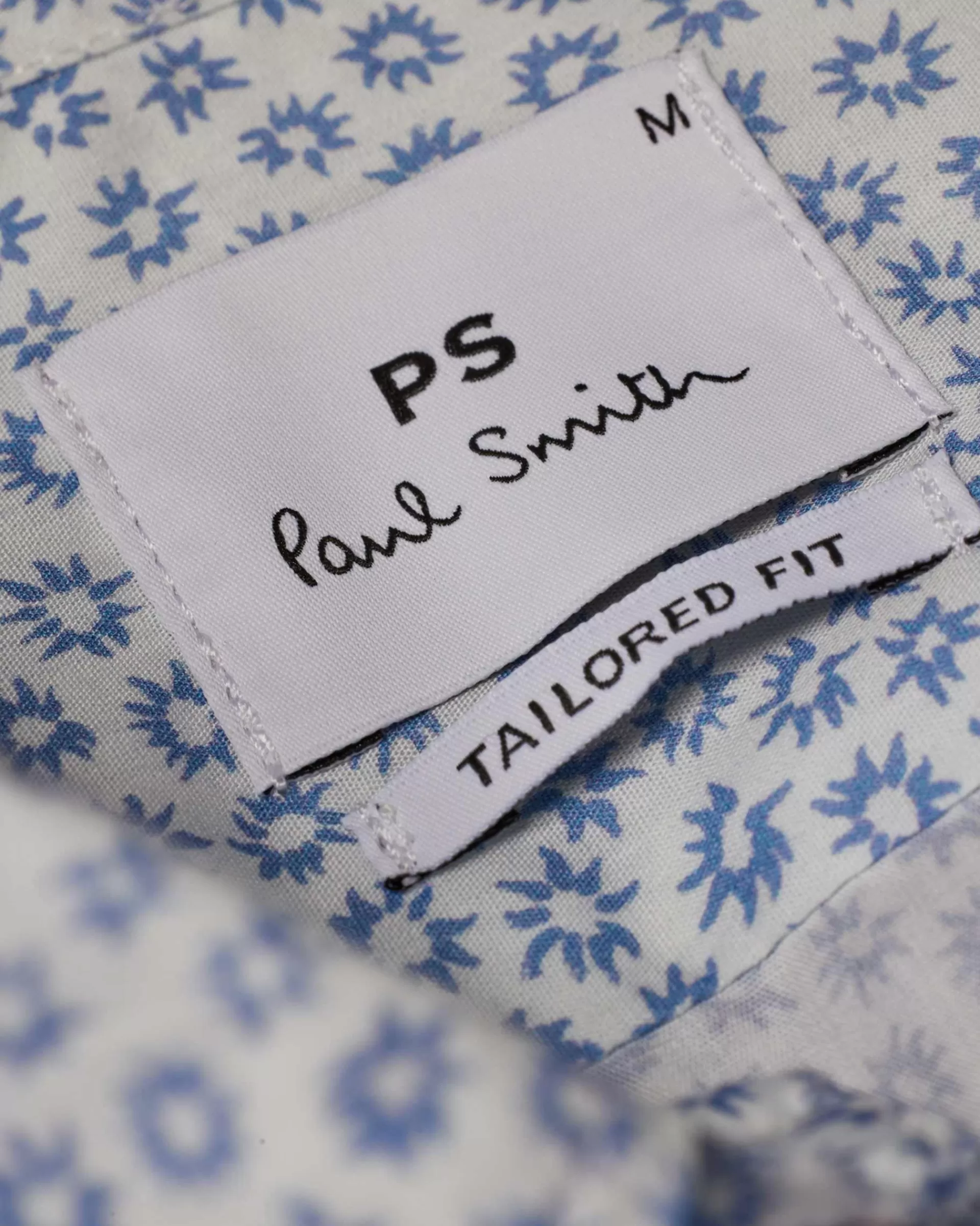 Tailored-Fit and Blue 'Ditsy Floral' Print Shirt>Paul Smith Discount