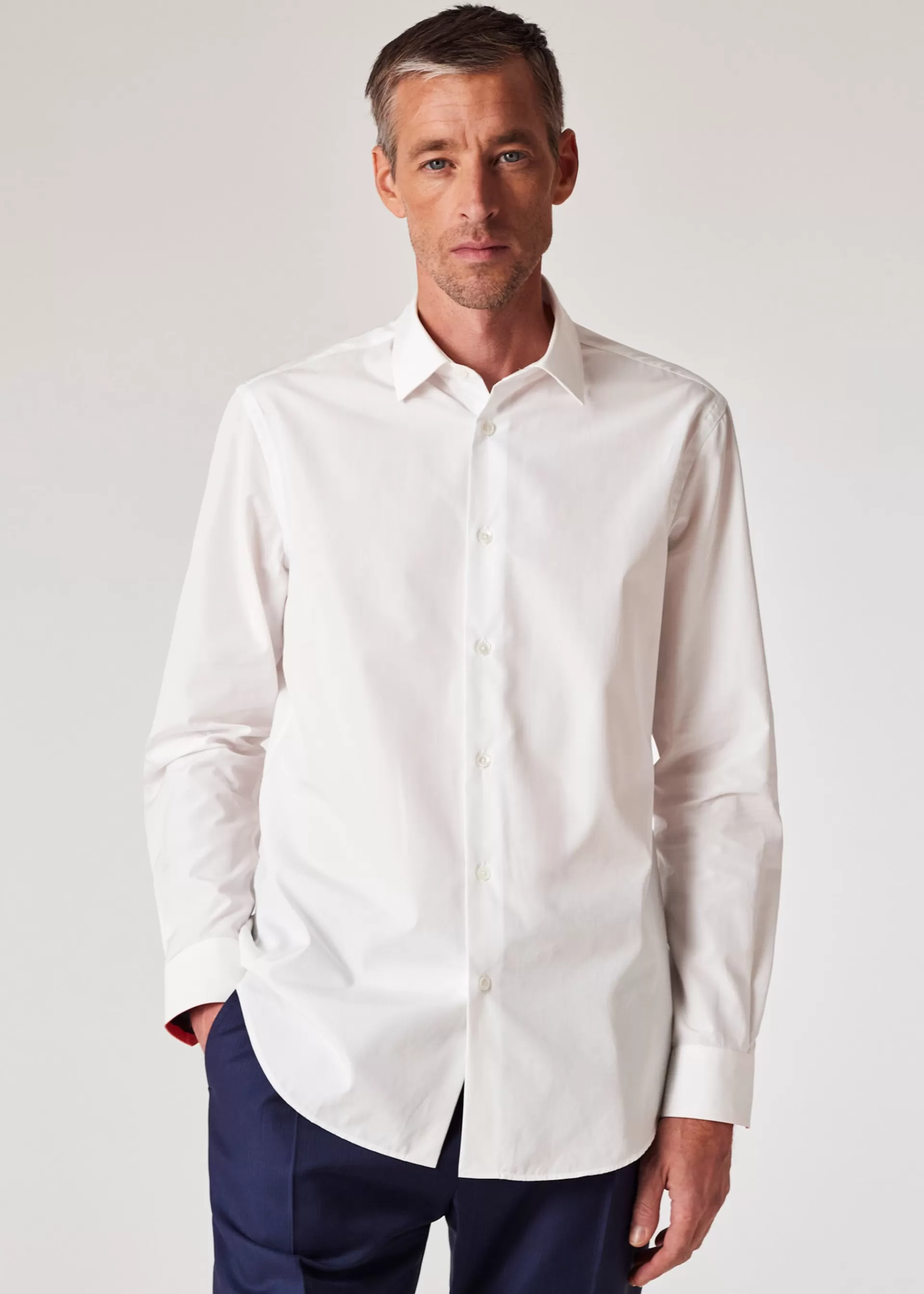 Tailored-Fit Cotton 'Artist Stripe' Cuff Shirt>Paul Smith Store