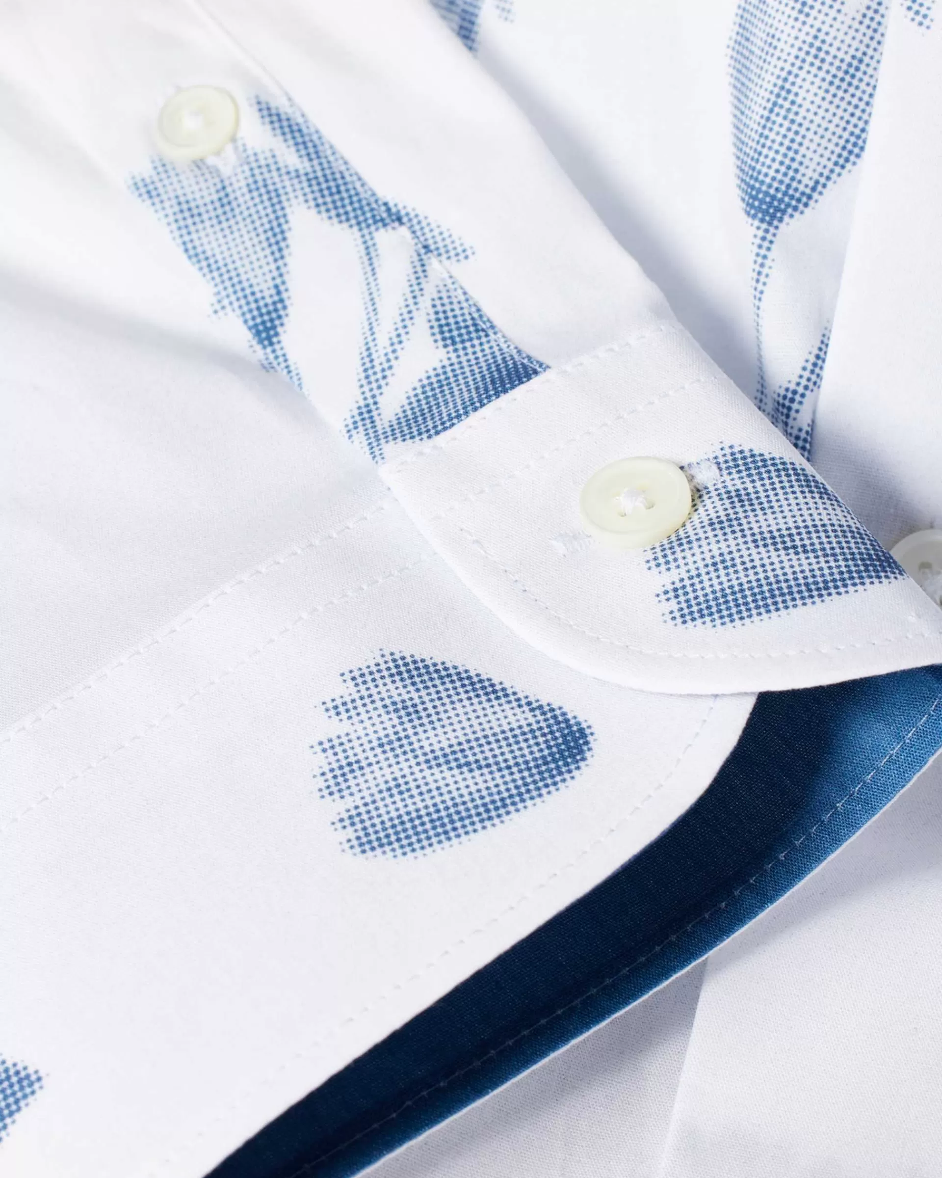 Tailored-Fit 'Half Tone Floral' Organic Cotton Shirt>Paul Smith Fashion
