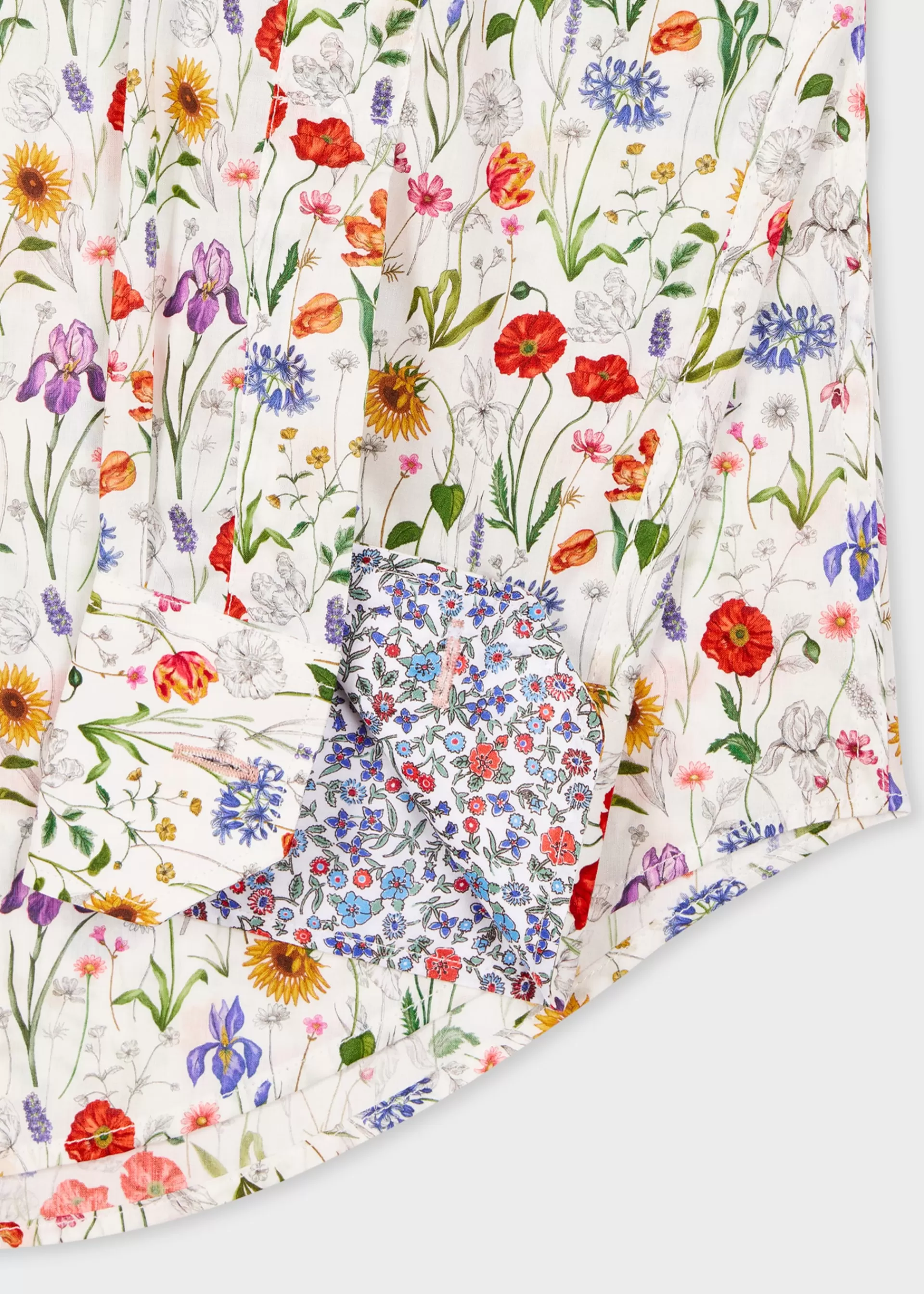 Tailored-Fit 'Liberty Floral' Print Shirt>Paul Smith Best Sale