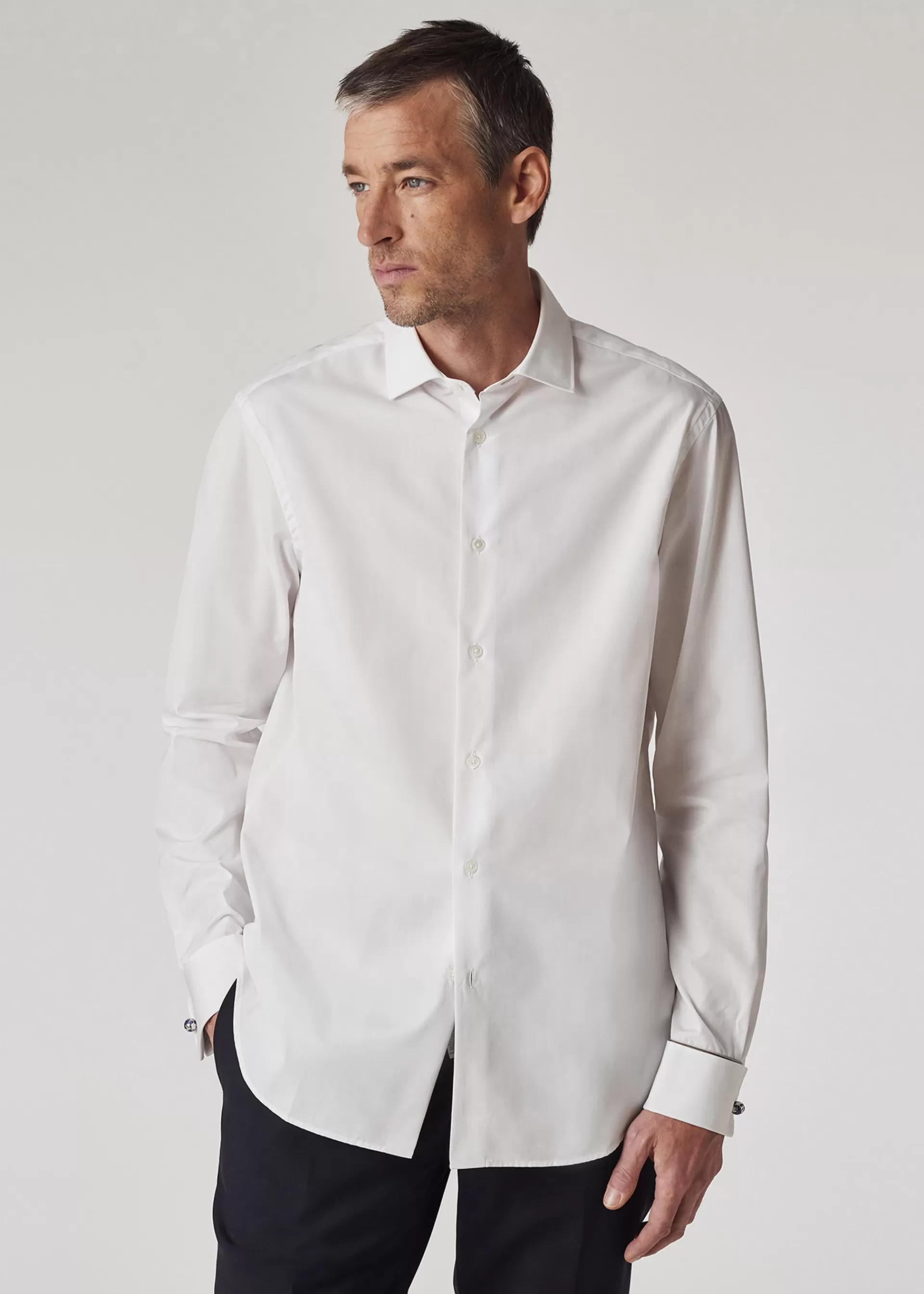 Tailored-Fit Shirt With 'Signature Stripe' Double Cuff>Paul Smith Outlet